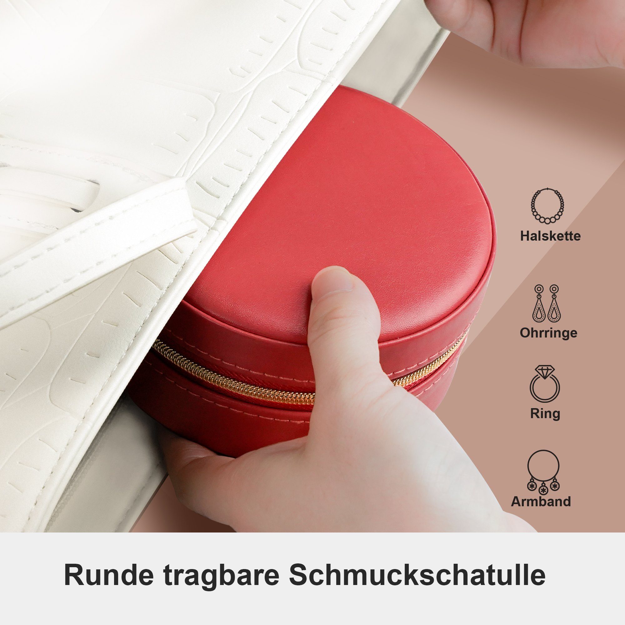 AdelDream Schmuckkasten Schmuckkästchen, Schmuck Organizer