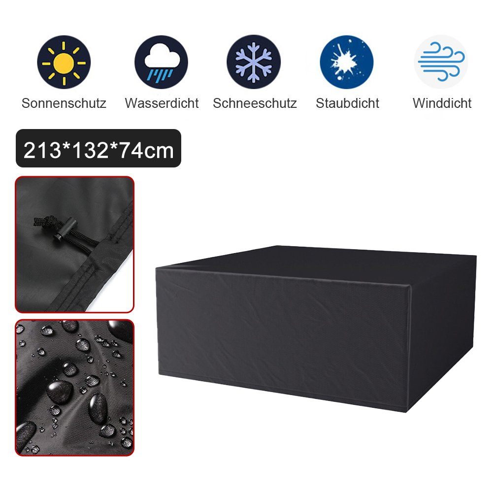 OSTWOLKE Gartenmöbel-Schutzhülle Gartentisch Abdeckung Schutzhülle Gartenmö günstig online kaufen