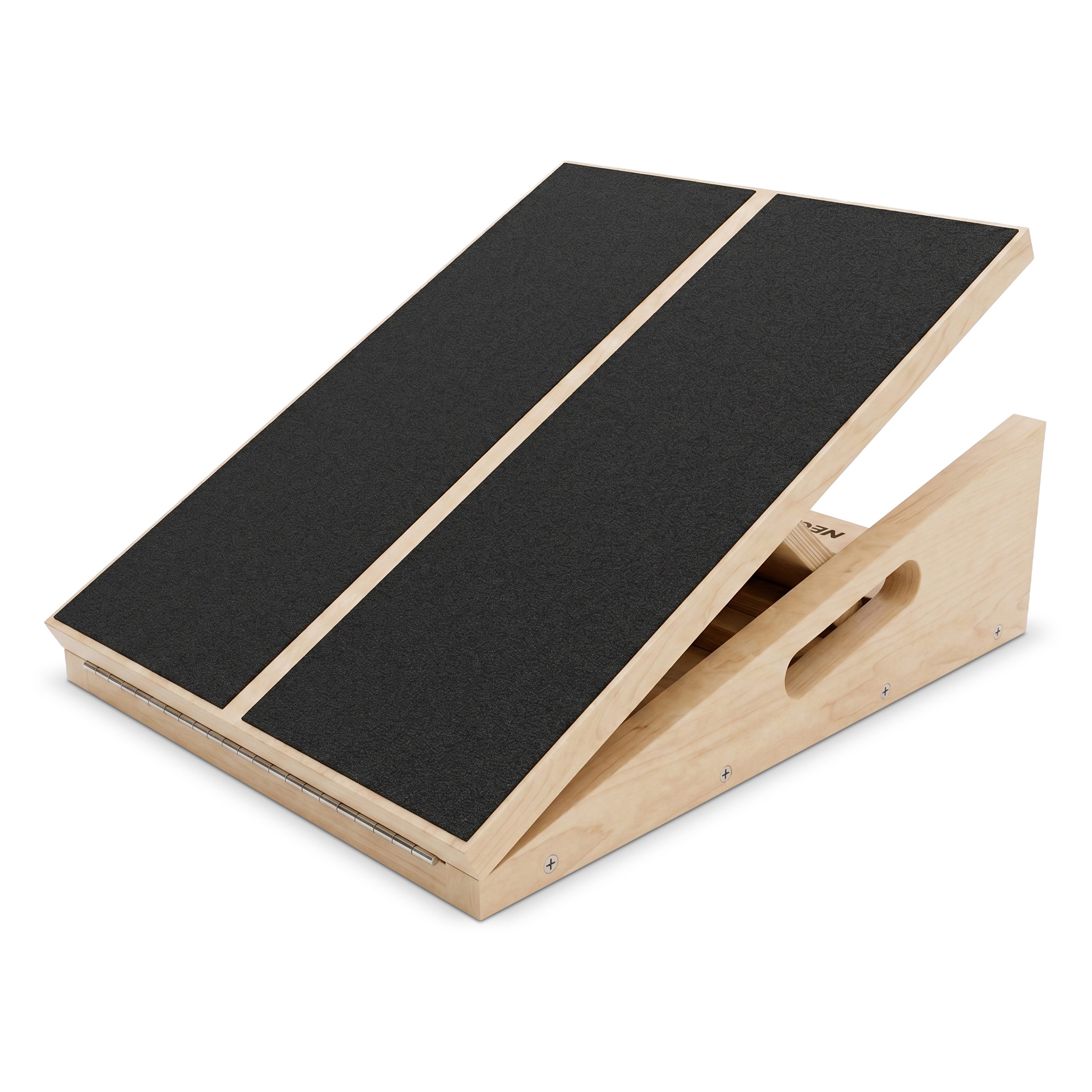 NEOLYMP Balanceboard Wadendehner Schrägbrett aus Holz mit 5 Winkeln bis 35°