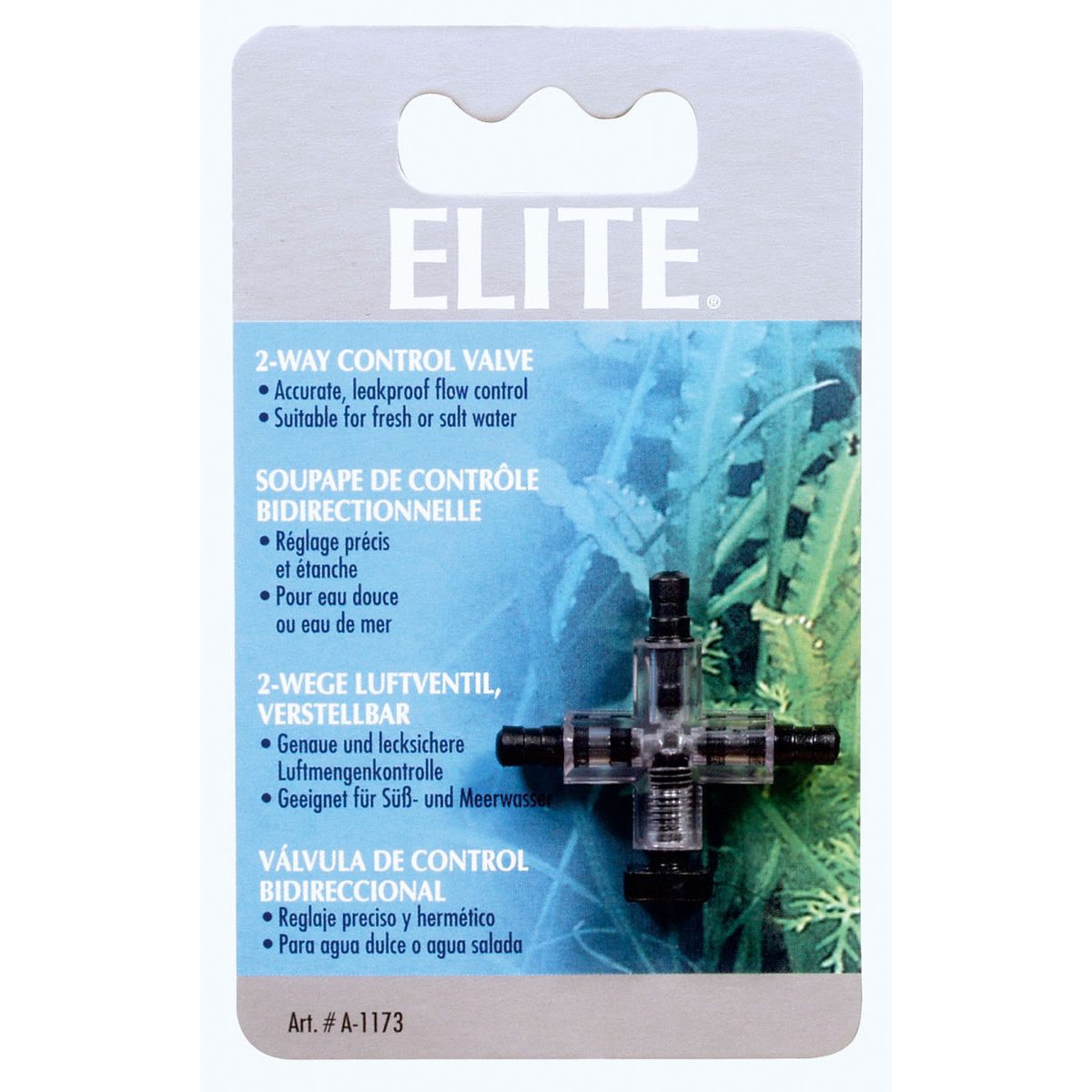 Elite Aquariumschlauch Plastik 3-Wege-Hahn