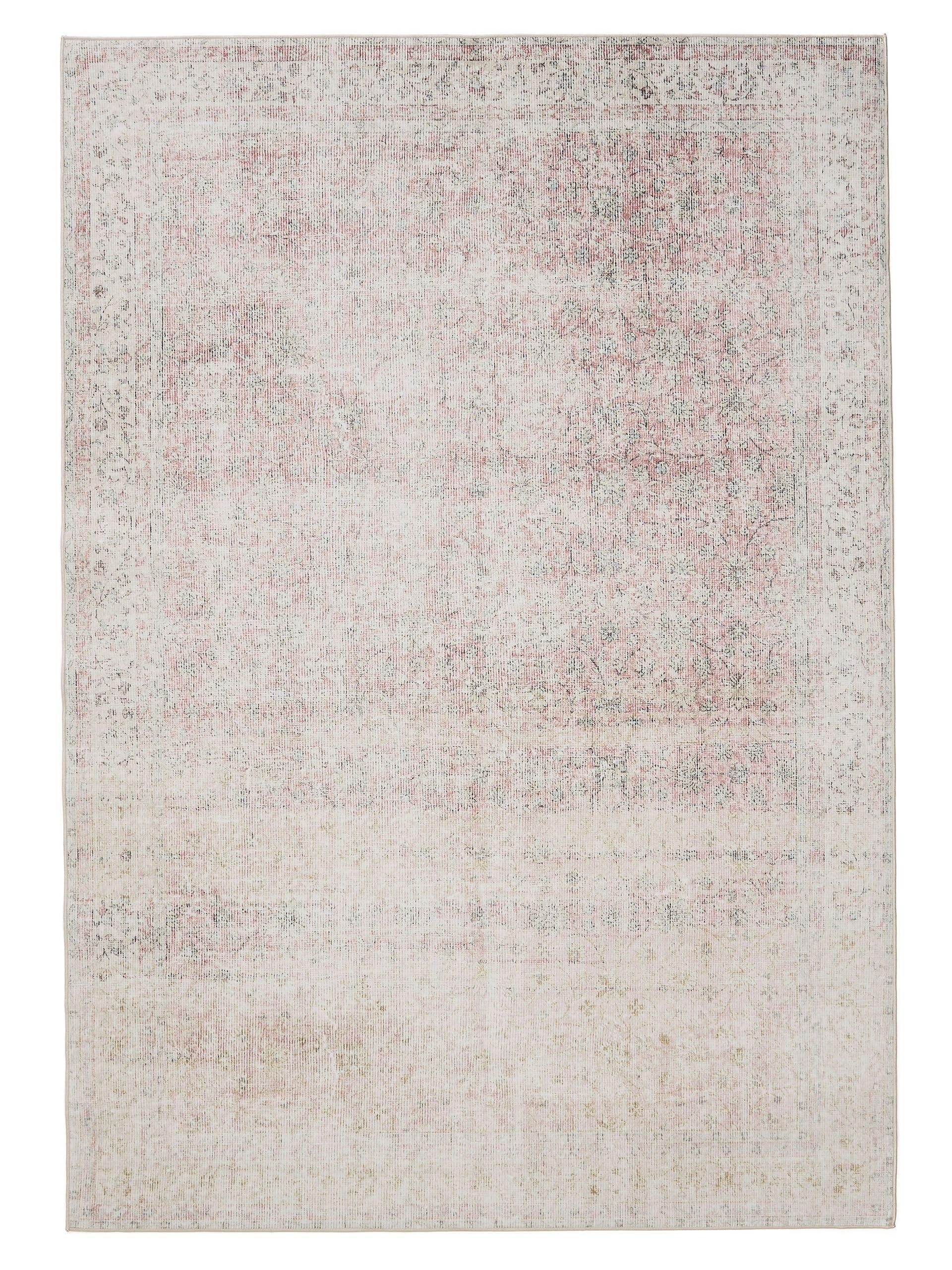 benuta Teppich George, rechteckig, Höhe: 5 mm, Vintage-Look, Kurzflor, Teppich Wohnzimmer, Schlafzimmer, Waschbar