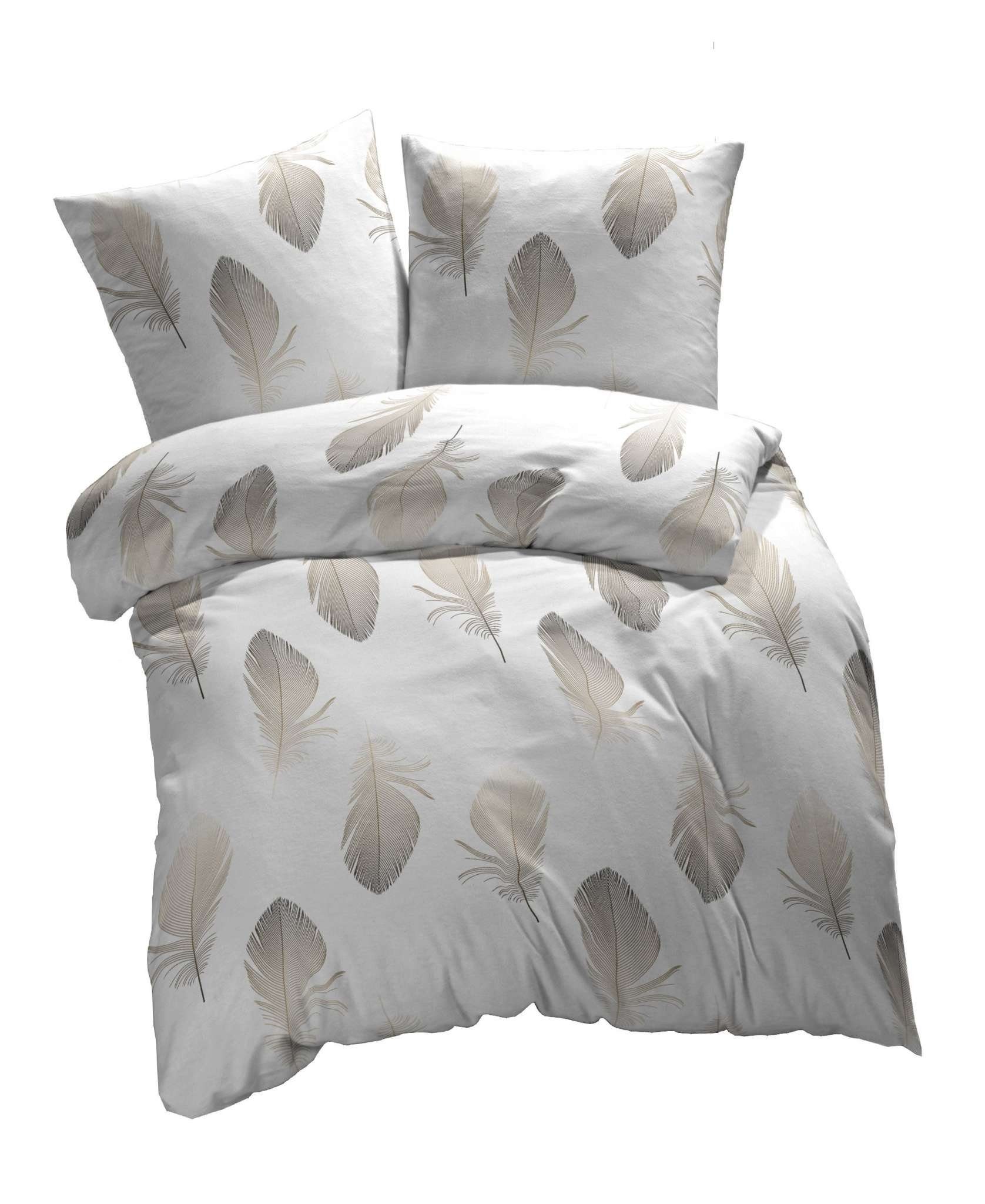 etérea Himmlische Qualität Bettwäsche etérea Renforcé Bettwäsche Federn Wei günstig online kaufen