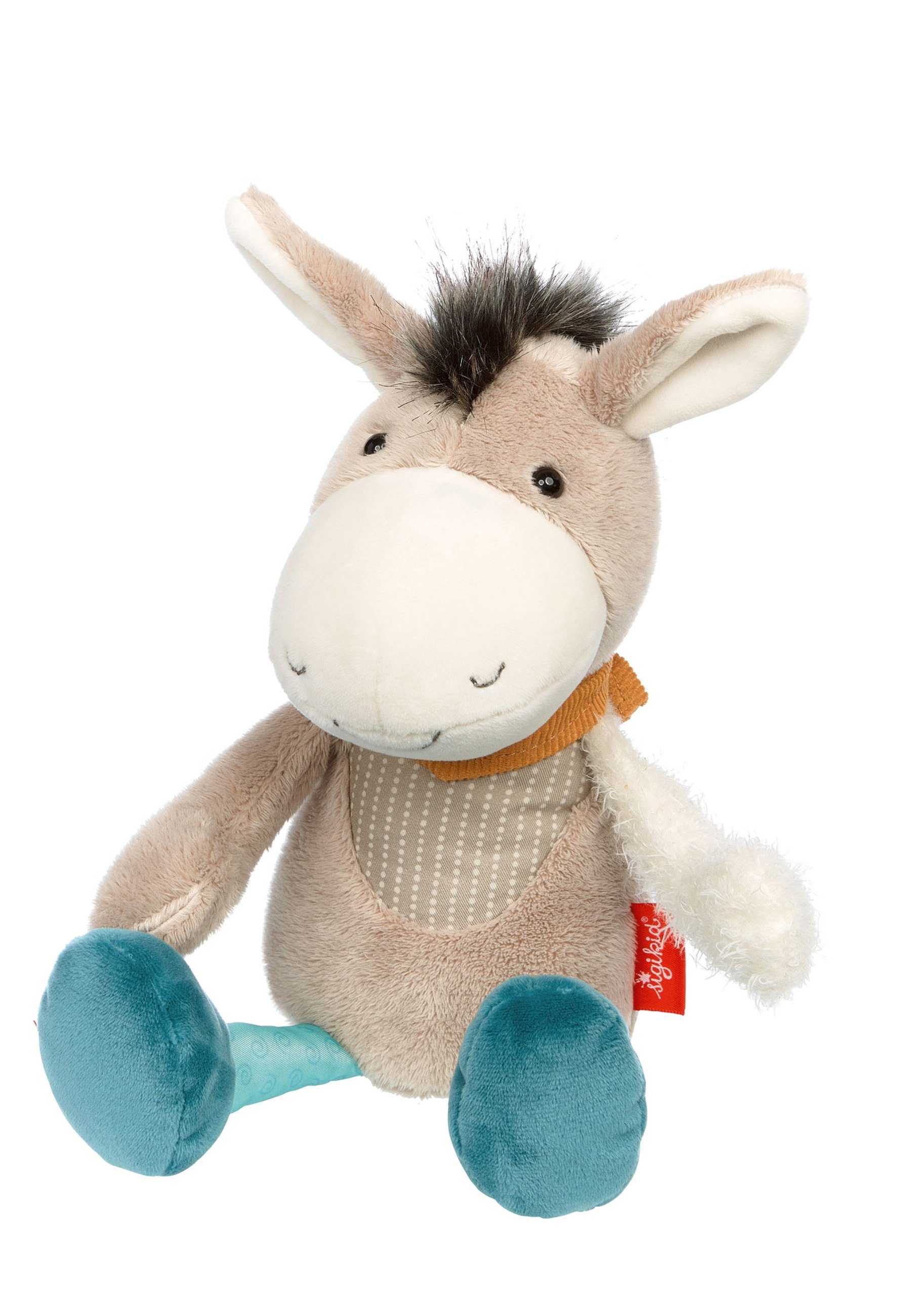 Sigikid Kuscheltier Esel Patchwork Sweety für Babys und Kinder Unisex (1-St)