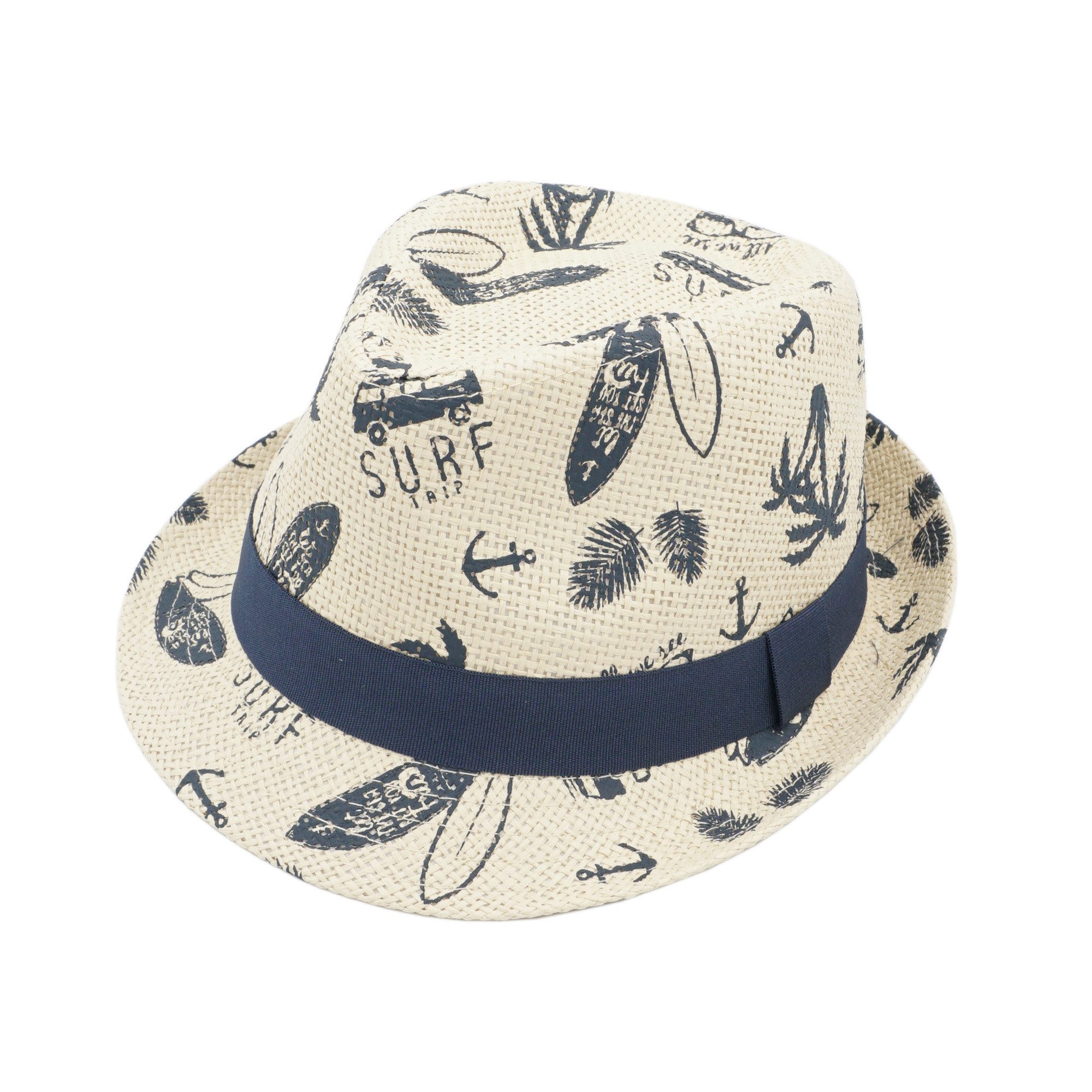 MAXIMO Strohhut KIDS BOY-Trilby surf (1-St)