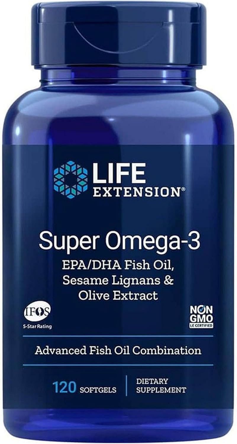 Life Extension Life Extension Super Omega-3 EPA/DHA Fischöl -120 Weichkapseln Kapseln
