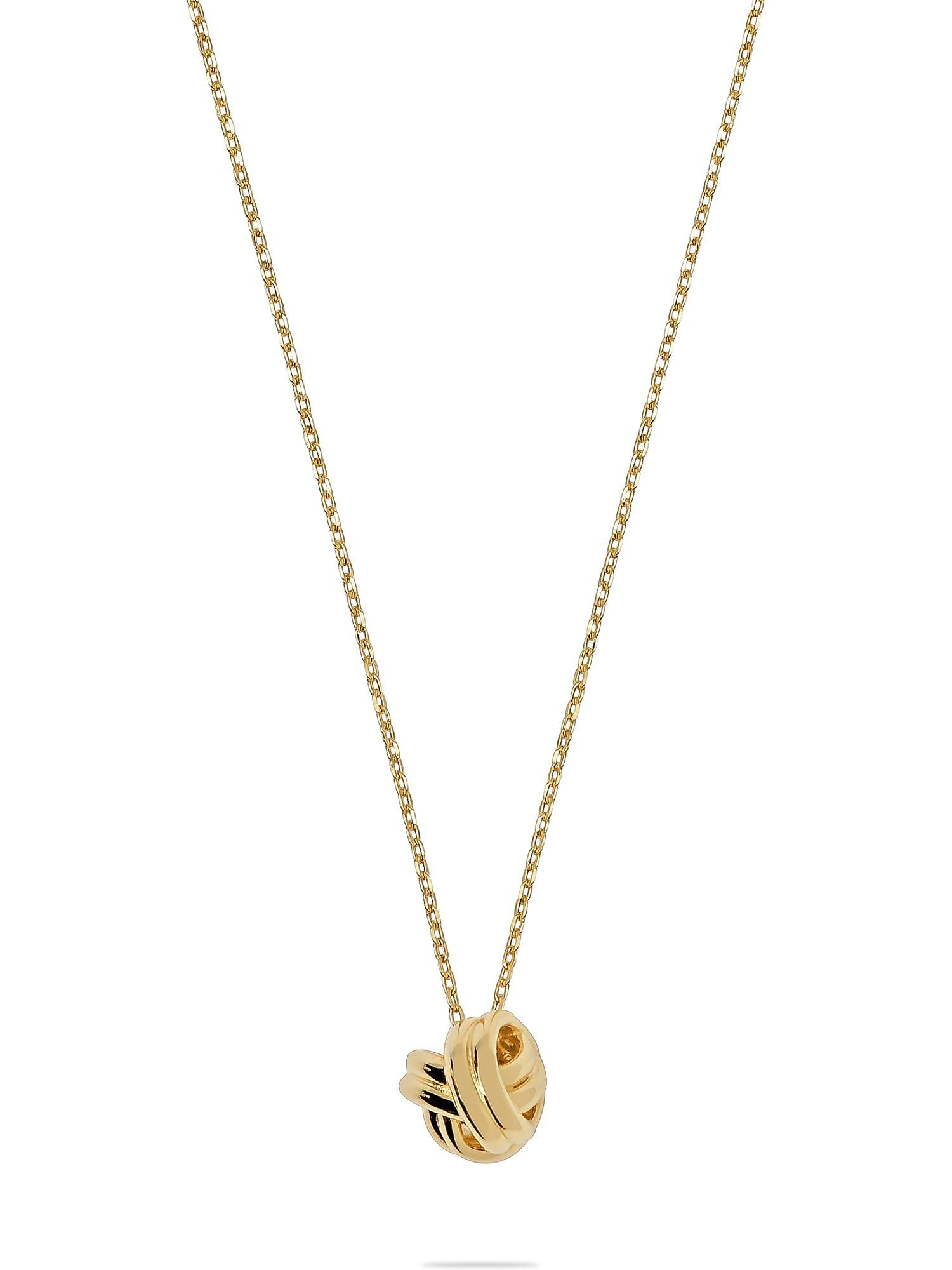 FAVS Collier FAVS Damen-Kette 375er Gelbgold Knoten