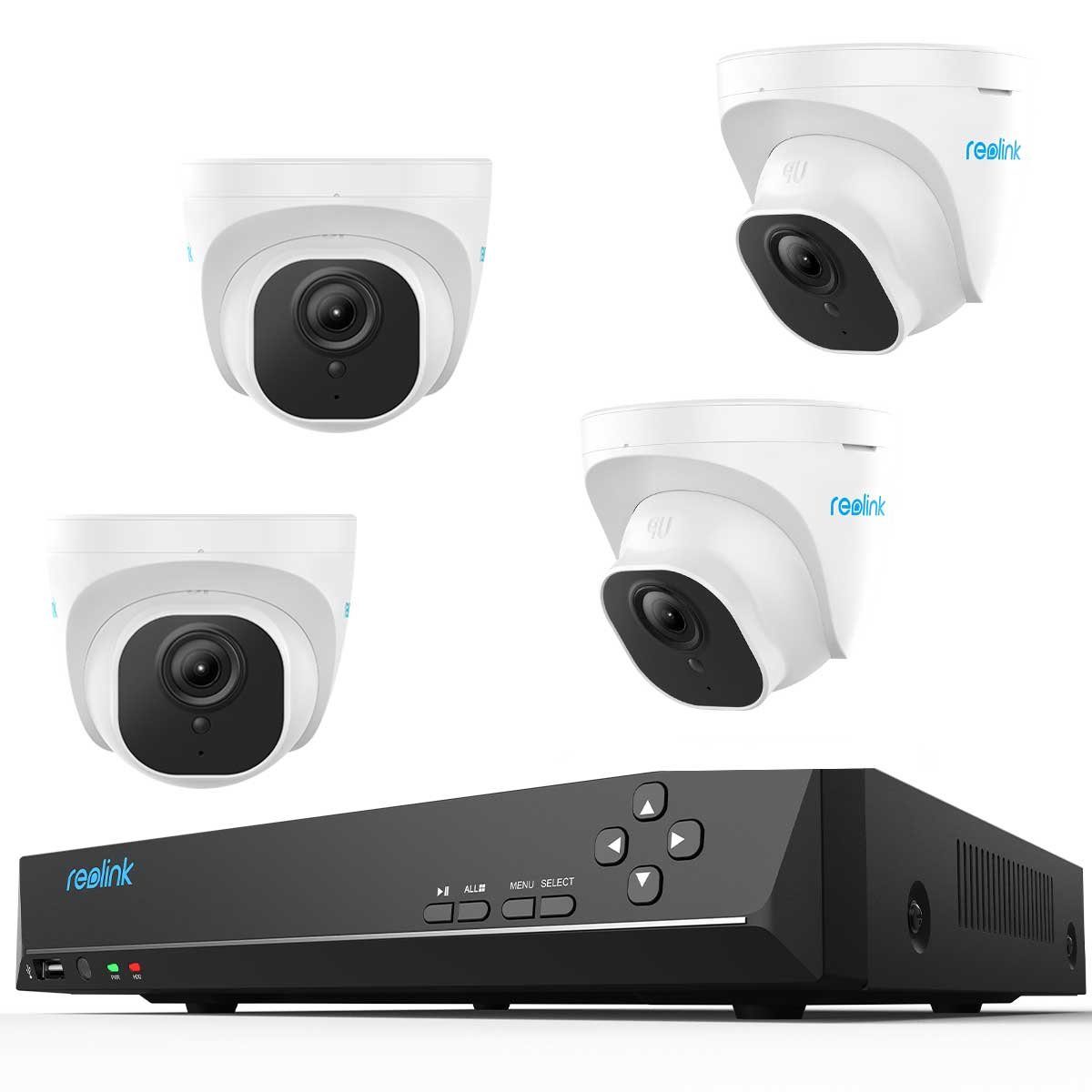 NVS8-5KD4-A 5K 8-Kanal PoE Komplettset für die Videoüberwachung mit Netzwerk-Videorecorder