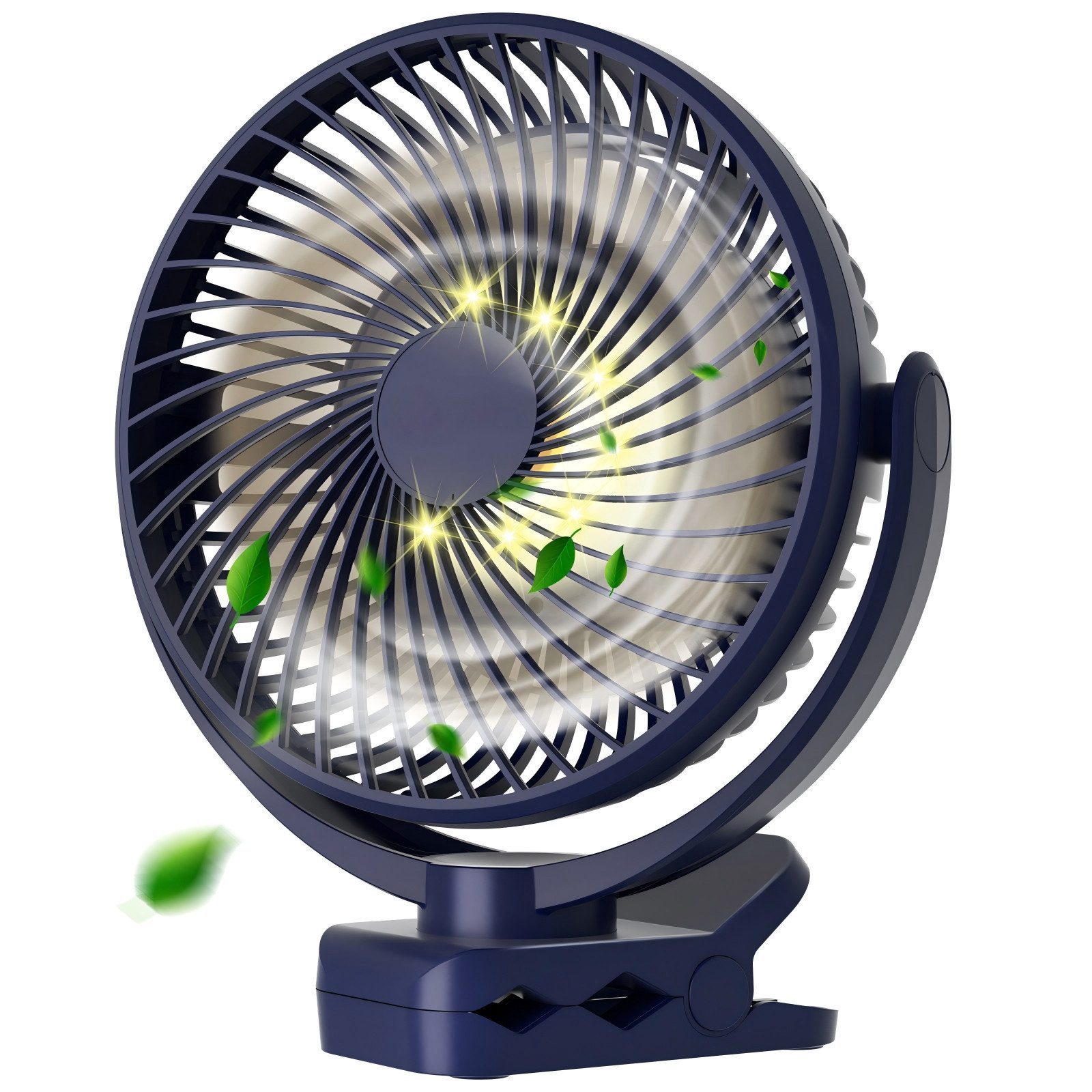 Tukrool Mini USB-Ventilator Ventilator mit Licht,3 günstig online kaufen
