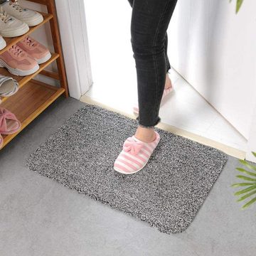 Fußmatte Waschbar Schmutzfangmatte Fußmatte Türmatte strapazierfähiger, Retoo, Professionelle Eingangsfußmatte, Fußmatte wird gummiert