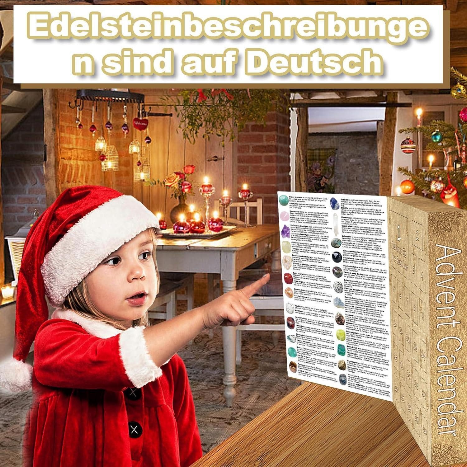 LuxusKollektion Spielzeug-Adventskalender Adventskalender Kristalle Edelste günstig online kaufen