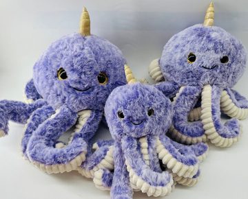 soma Kuscheltier Krake Plüsch Spielzeug Octopus Kuscheltier Cartoon Oktopus Lila 30 cm (1-St), Super weicher Plüsch Stofftier Kuscheltier für Kinder zum spielen