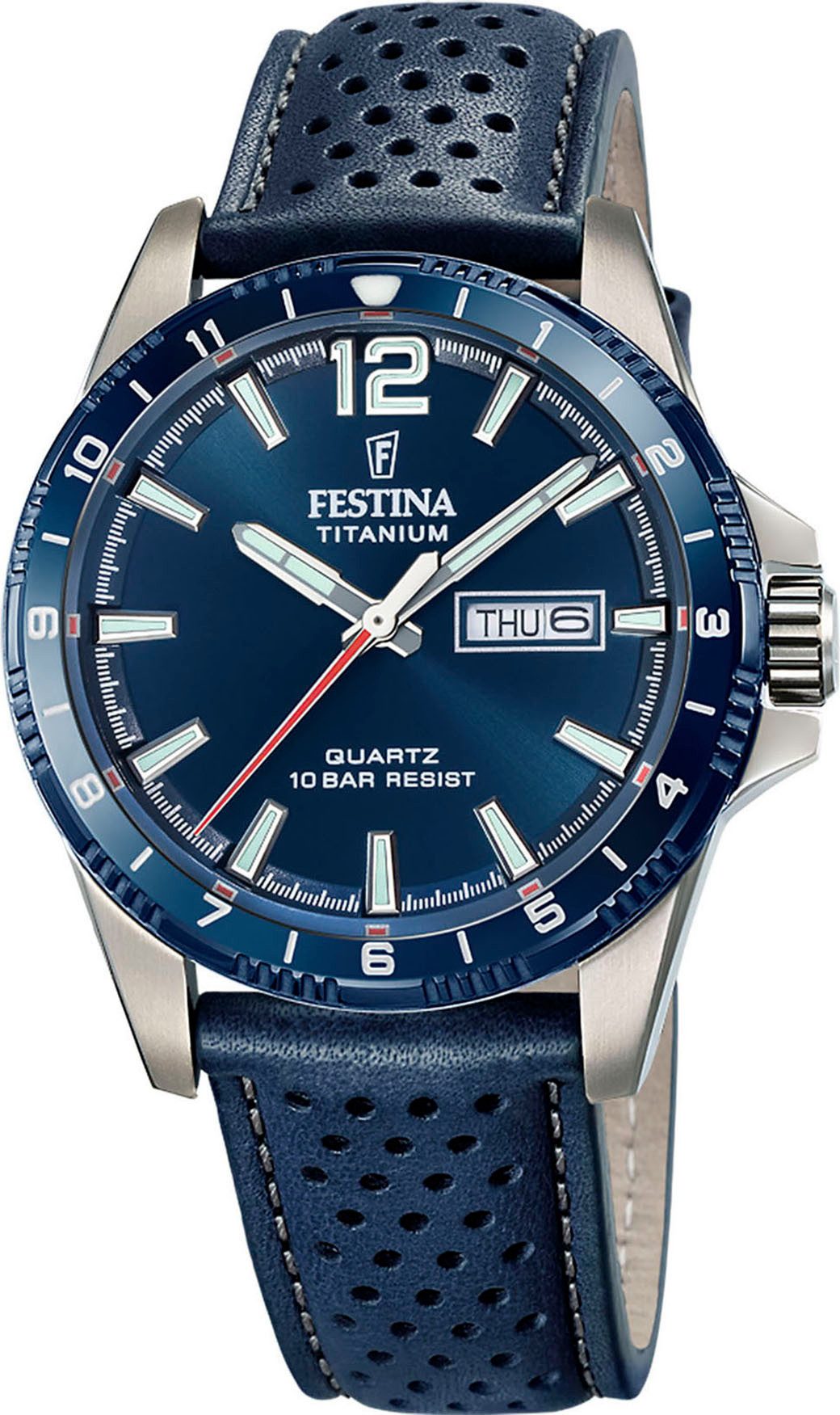 Festina Quarzuhr Calendario Titanium F20699/2, Armbanduhr, günstig online kaufen