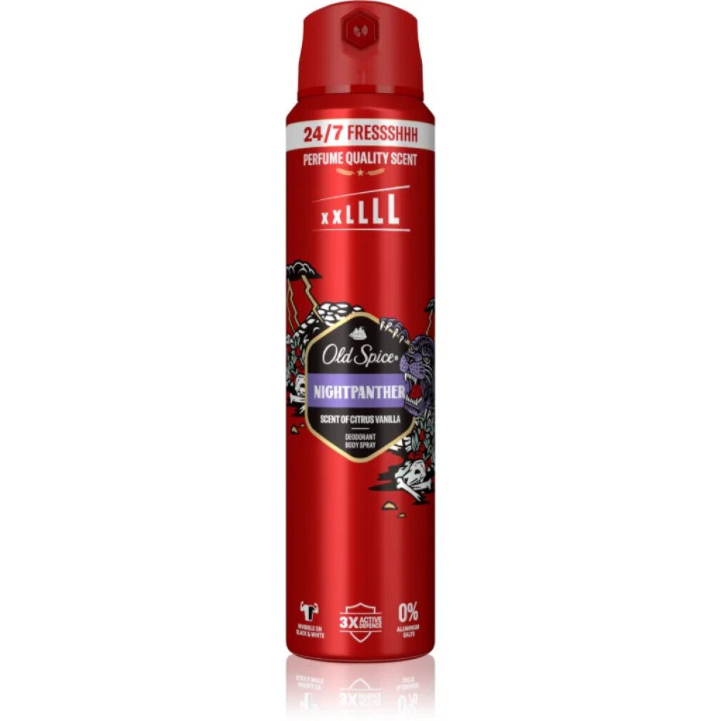 Old Spice Deo-Spray Deospray NightPanther (Deo-Körperspray) 250 ml
