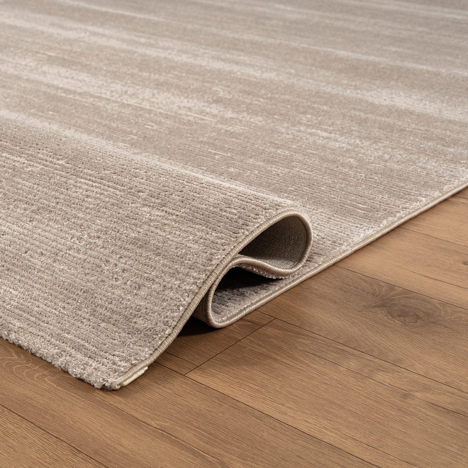 Carpetilla Teppich Teppich Elegance Wohnzimmer, Schlafzimmer, Teppich Wohnzimmer 3D effekt Boho Einfarbig hoch-tief Bordüre