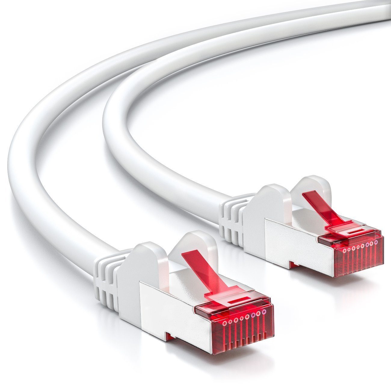 deleyCON 7,5m CAT6 Patchkabel S-FTP PIMF Netzwerkkabel Ethernetkabel LAN-Kabel