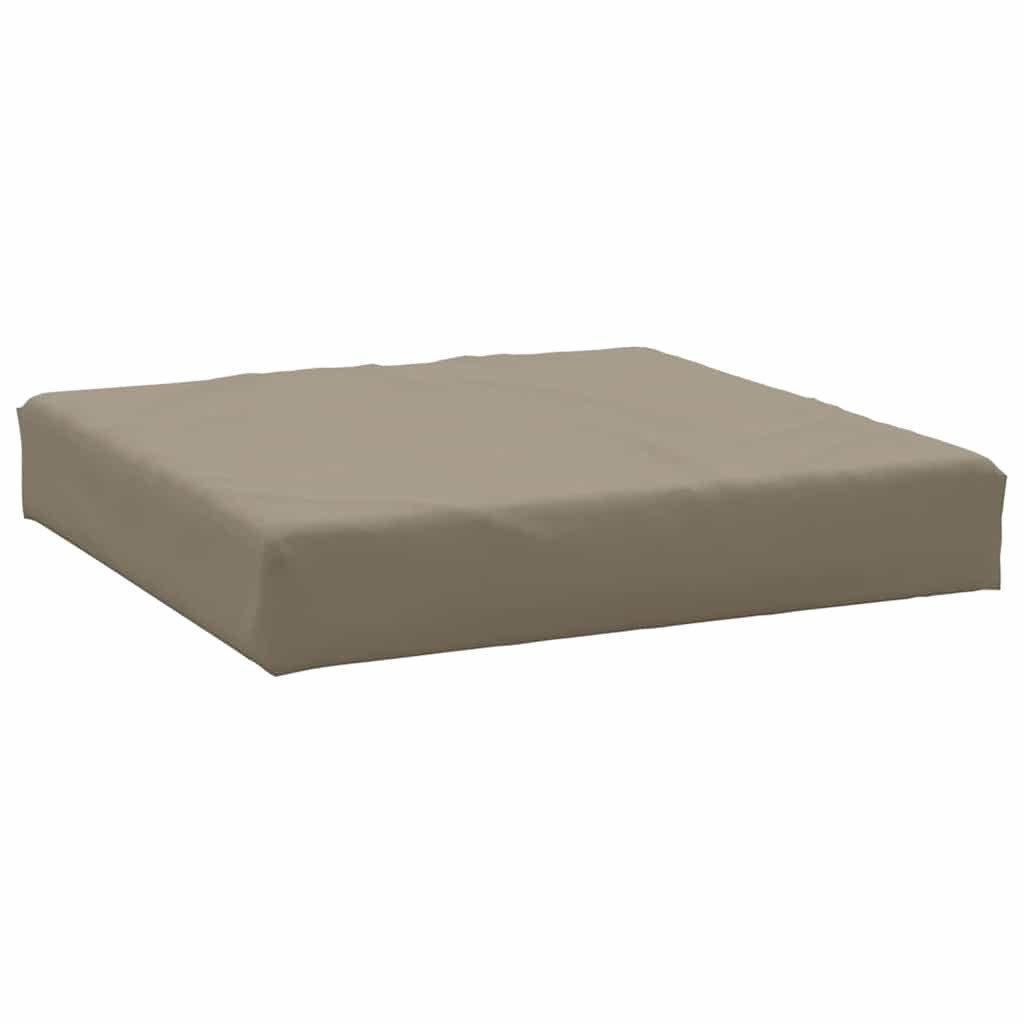 vidaXL Sitzauflage Palettenkissen Taupe 60x60x6 cm Oxford-Gewebe, (1 St)