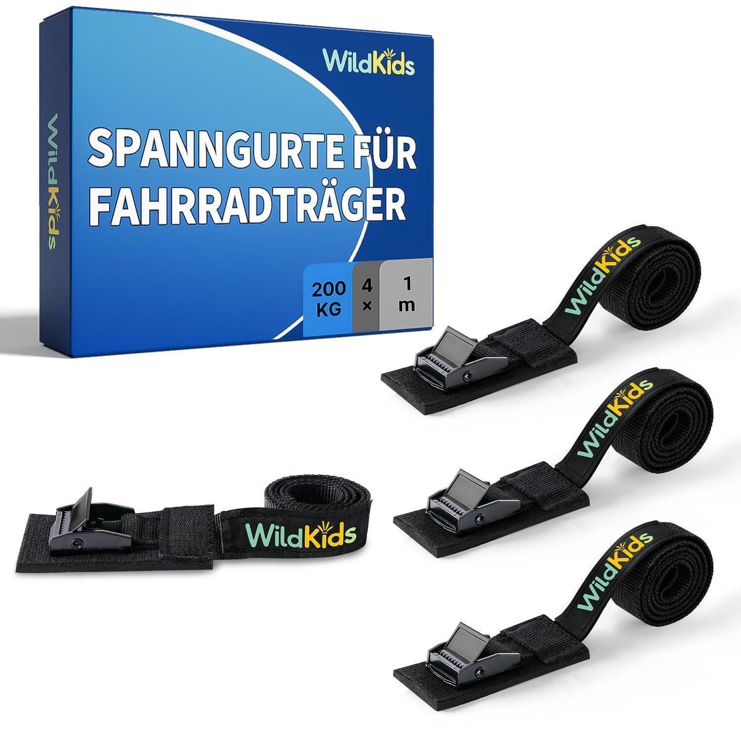LuxusKollektion Spanngurt Spanngurte Fahrradträger 4x1m Polsterung (4-St)