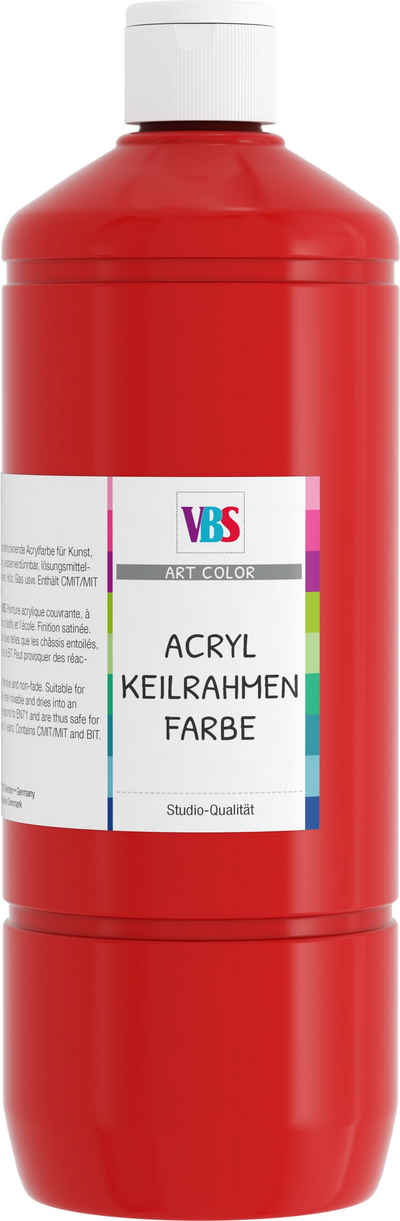 VBS Acrylfarbe »Acryl-Keilrahmenfarbe«, 1000 ml