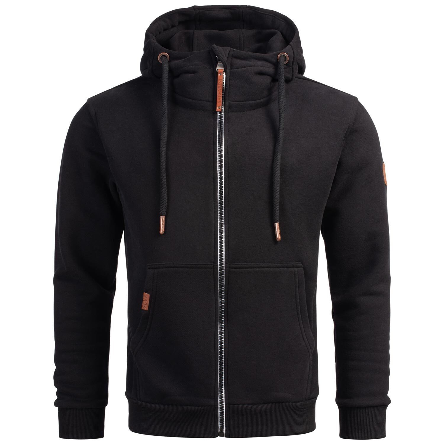 Alessandro Salvarini Sweatjacke ASGeenio mit hohem Kragen