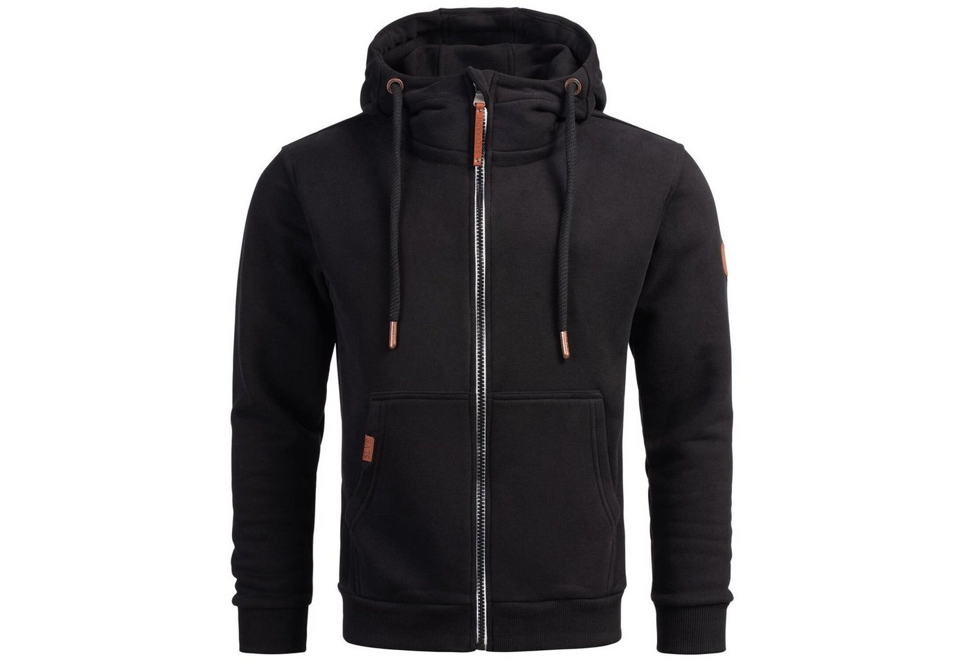 Alessandro Salvarini Sweatjacke ASGeenio mit hohem Kragen