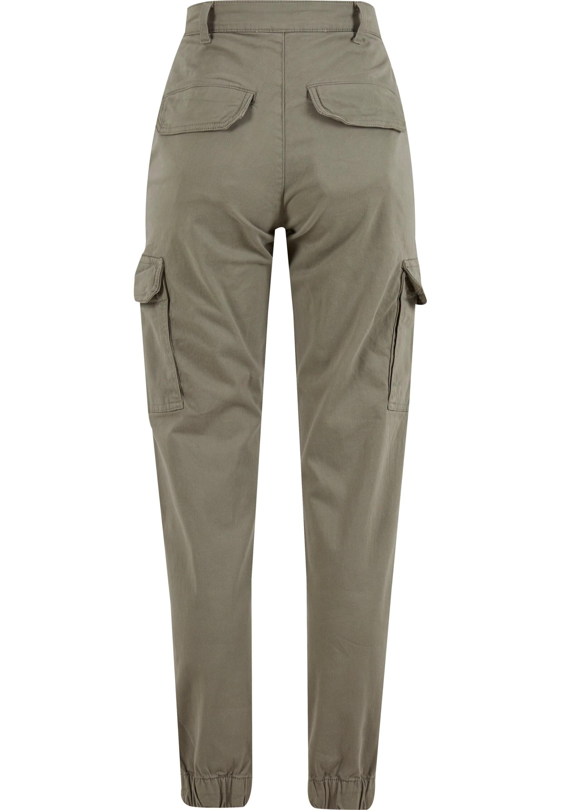 URBAN CLASSICS Stoffhose Urban Classics Damen Ladies Cotton Twill Utility P günstig online kaufen