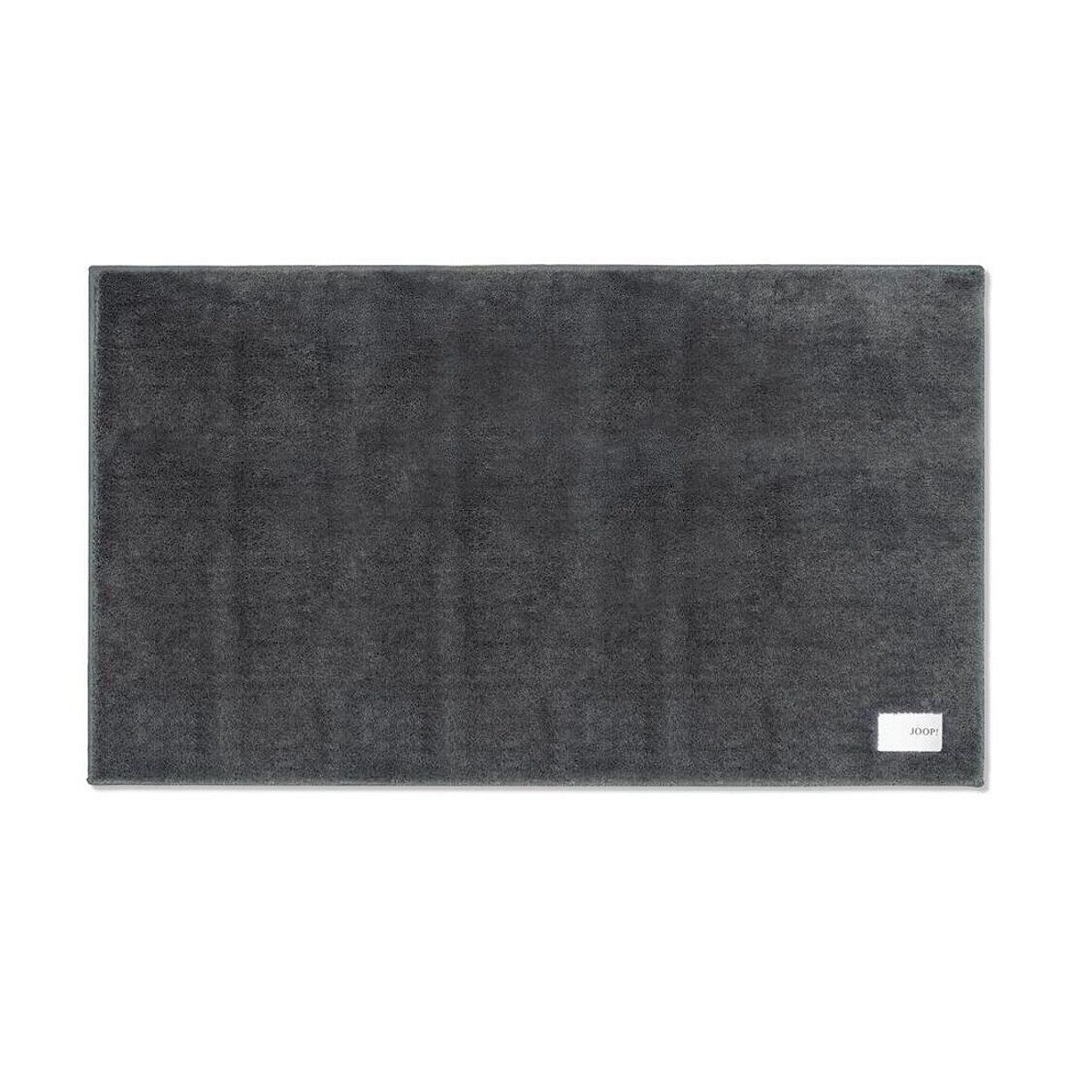 JOOP! Badematte Joop! Badteppich Duschvorleger Badematte luxury anthrazit 70x120, Höhe 20 mm, Polyamid, Rutschfest