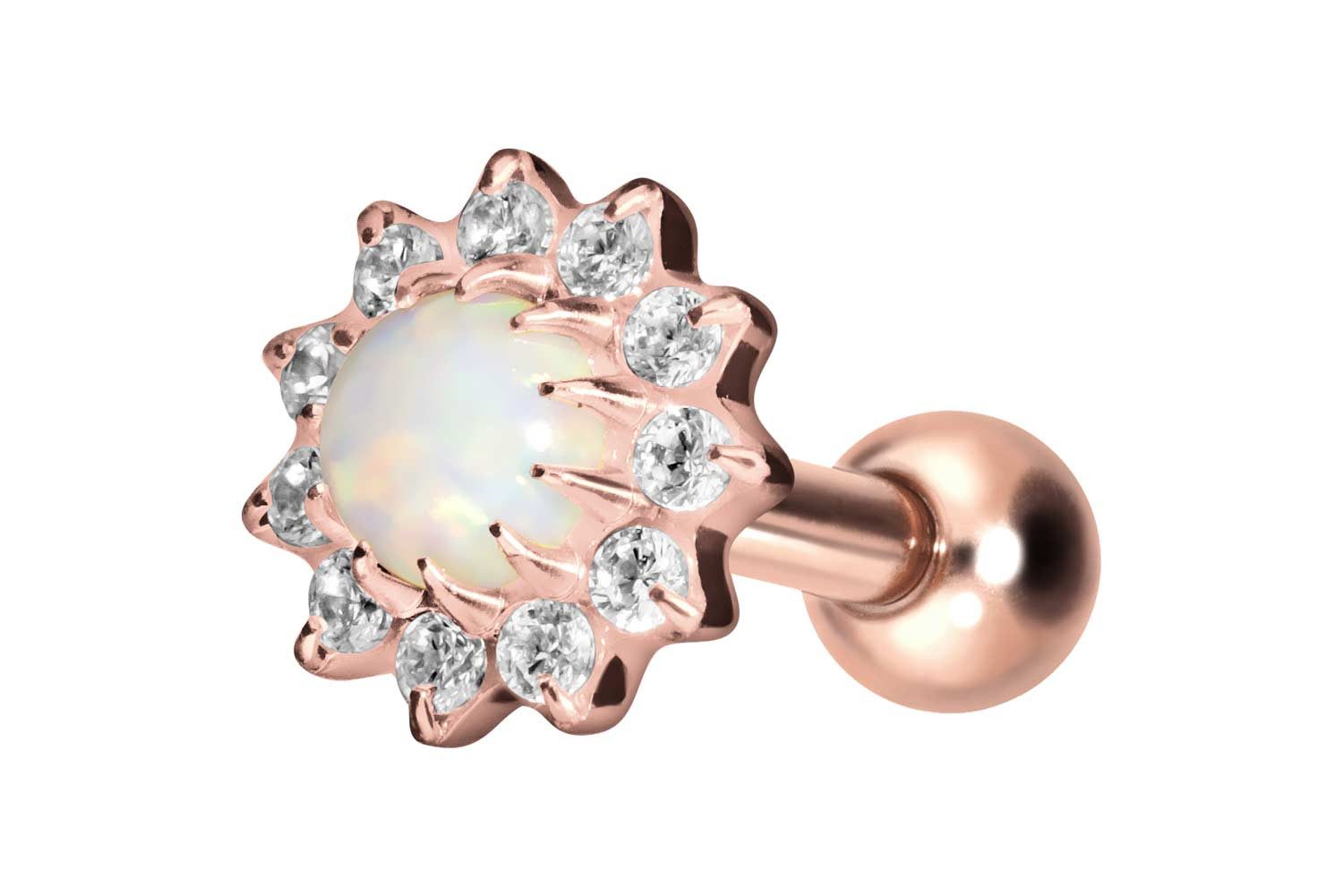 PIERCINGLINE Single-Ohrstecker Titan Ohrpiercing SONNE (Mini-Barbells günstig online kaufen