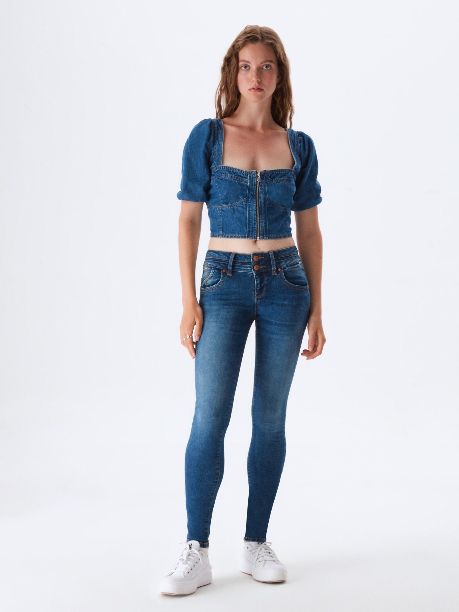 Jeans Rosales X Skinny-fit-Jeans LTB Undamaged LTB Wash Julita