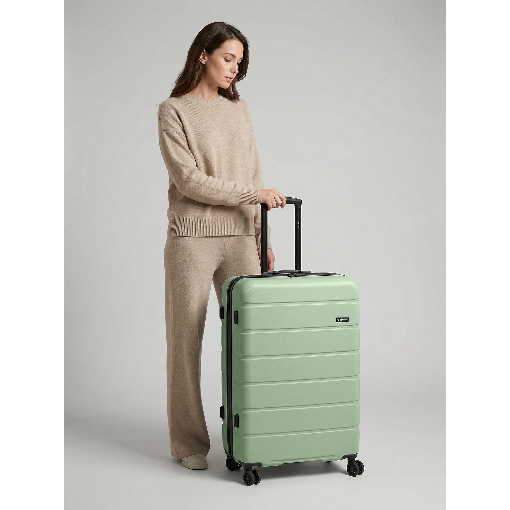 Saxoline® Hartschalen-Trolley Miami, 4 Rollen, ABS