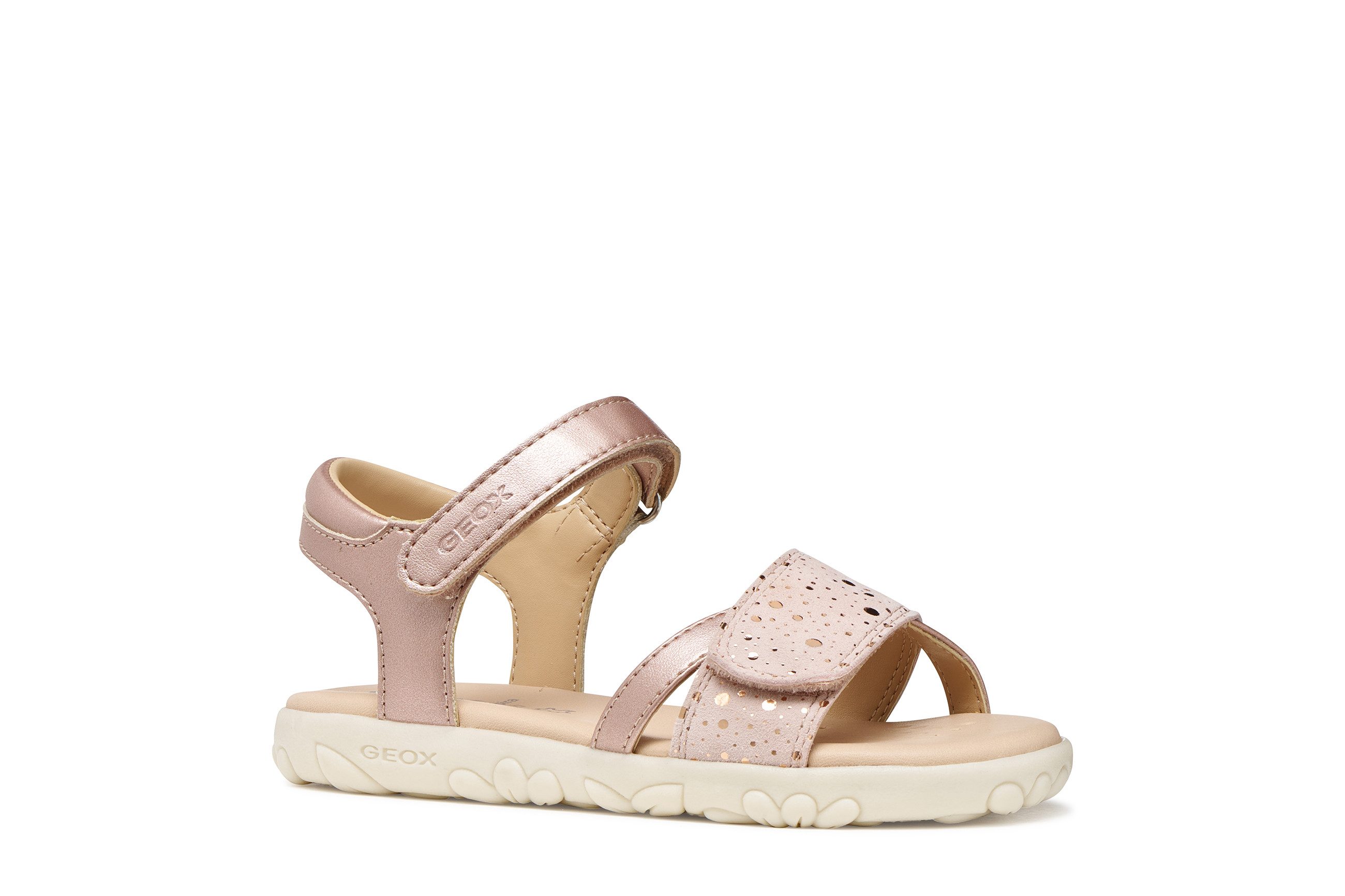 Geox J SANDAL HAITI GIRL Sandale Sandale mit Fersenriemen, Größenschablone zum Download