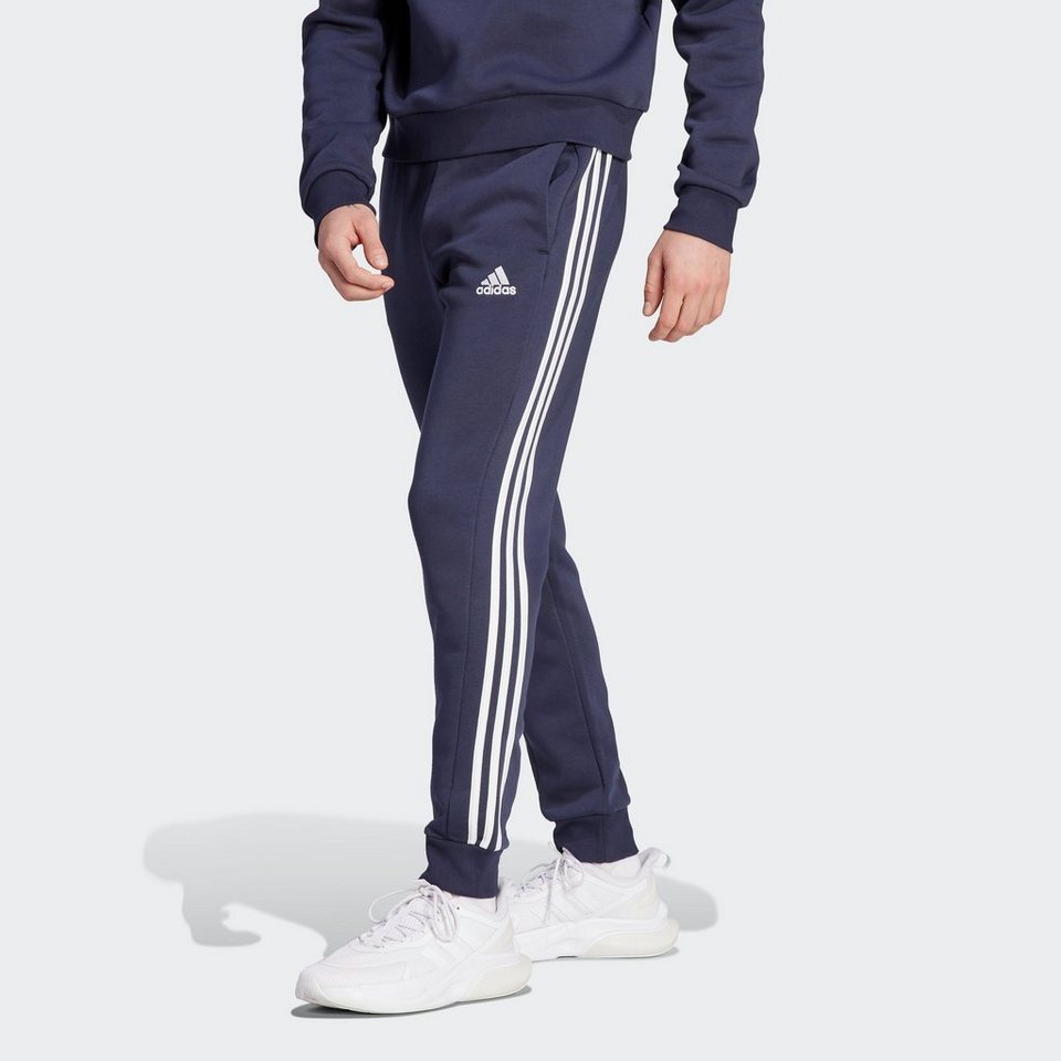 adidas Sportswear Sporthose ESSENTIALS 3STREIFEN TAPERED CUFF HOSE (1-tlg),  Eine weiche Hose mit recycelten und erneuerbaren