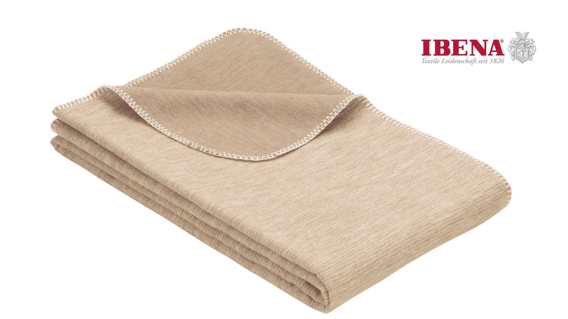 Wohndecke Wohndecke Lausanne, IBENA, in schlichtem Melange-Look günstig online kaufen