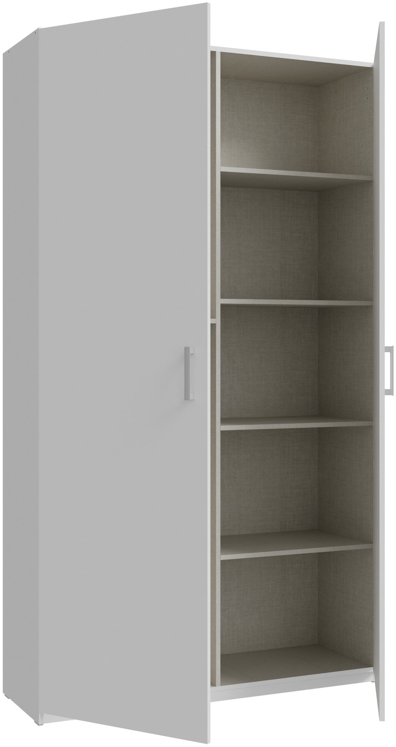 FORTE Kleiderschrank B/H/T 119,5/210,5/42cm, stehende Montage – Bild 5 von 5