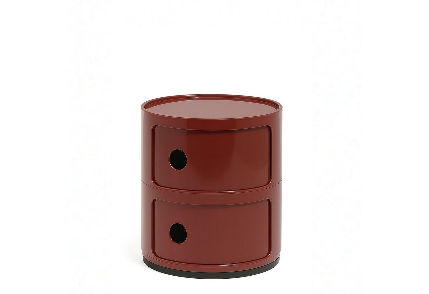 Kartell Container Componibili mit zwei Fächern Bordeaux
