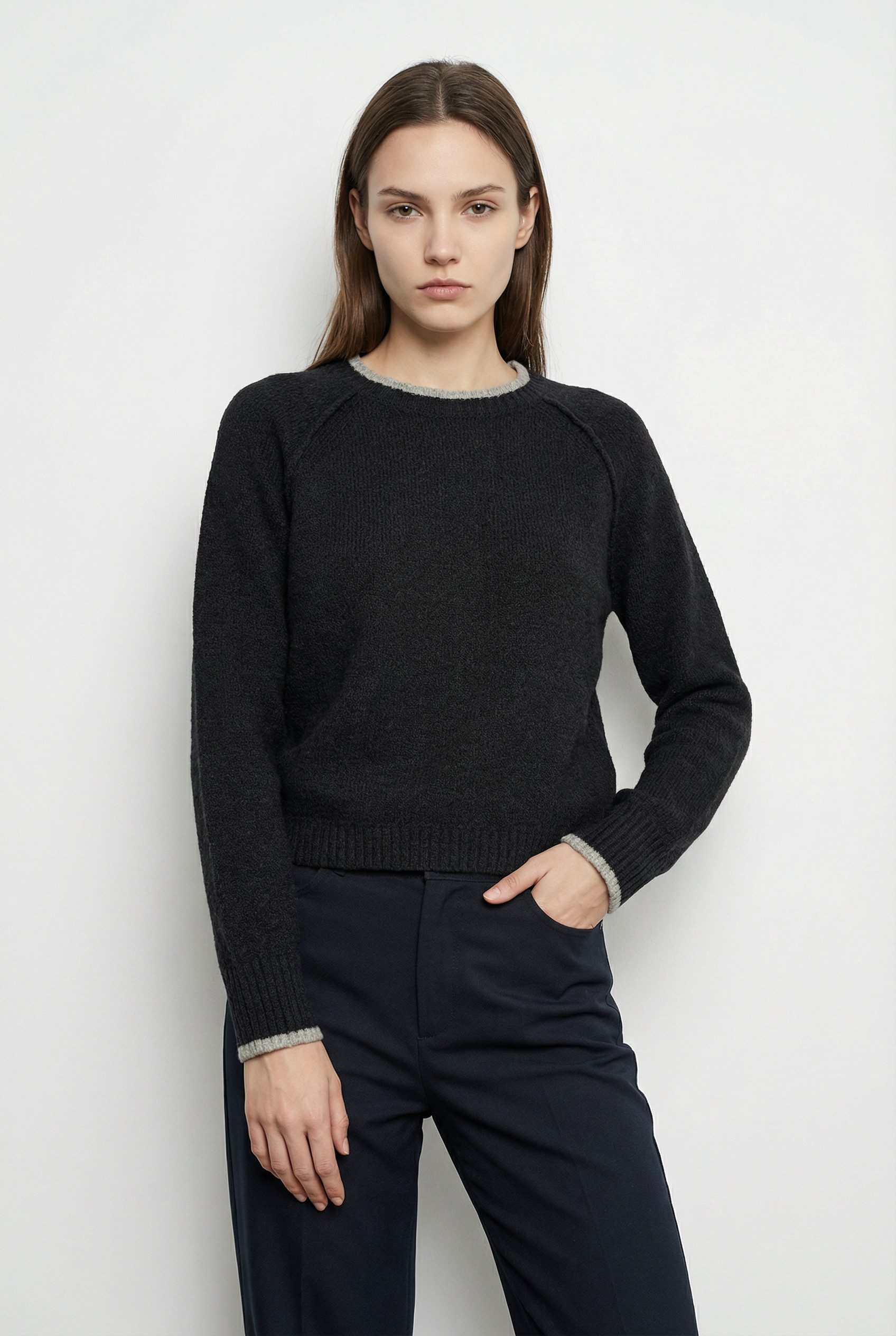 Vero Moda Strickpullover VMAQUARIUS LS O-NECK RAGLAN PULLOVER BF günstig online kaufen