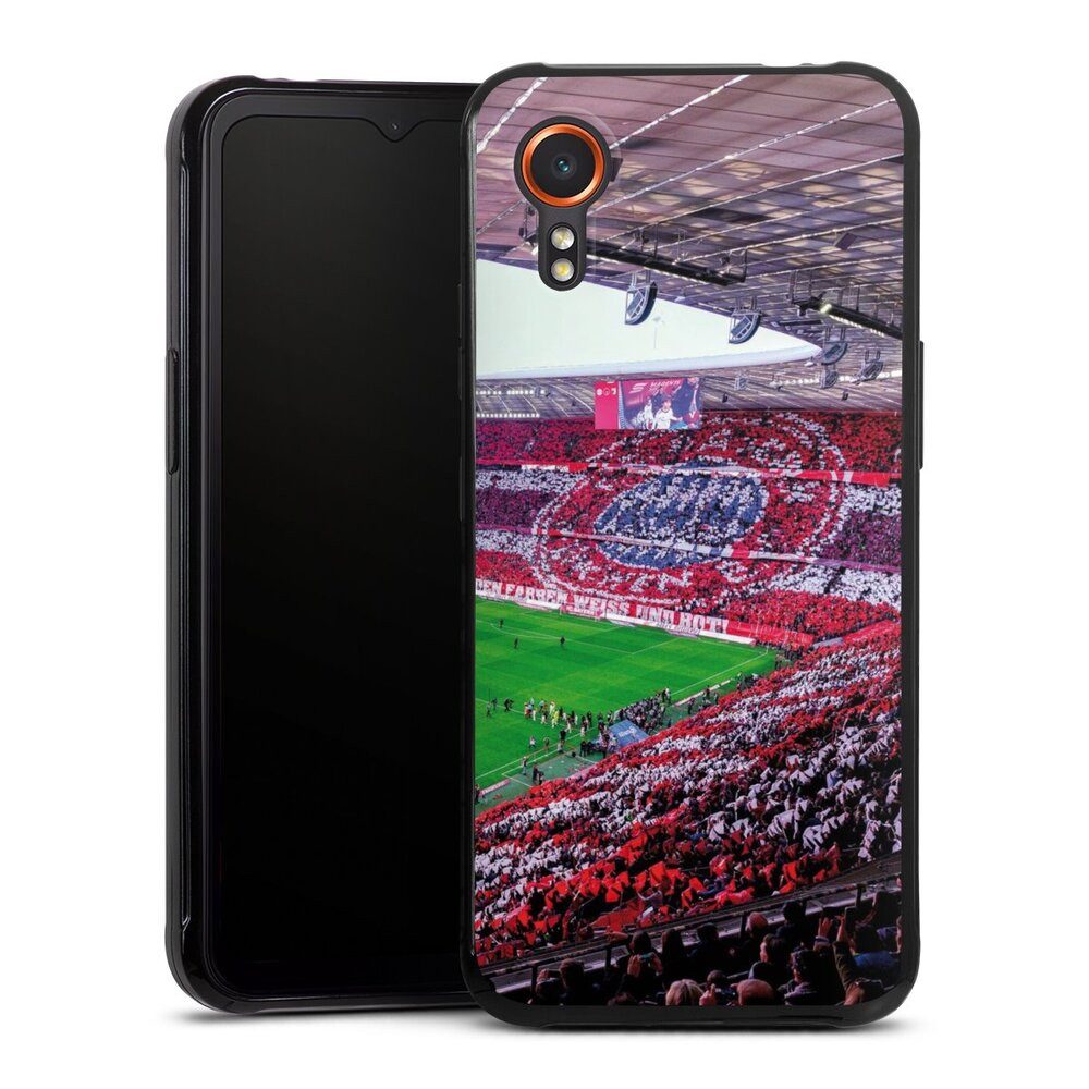 DeinDesign Handyhülle FCB Stadion FC Bayern München FCB Stadion Tribüne, Samsung Galaxy Xcover 7 Silikon Hülle Bumper Case Handy Schutzhülle