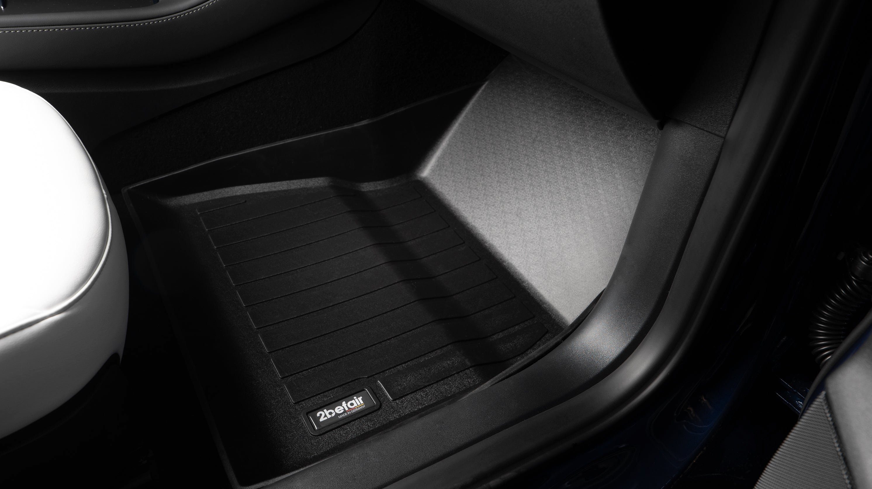 3, Model das Tesla Set 2befair Auto-Fußmatte Gummimatten für Innenraum für Tesla