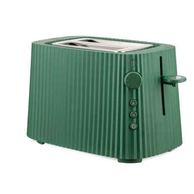 Alessi Toaster Toaster Plissé - Farbwahl, Europäischer Stecker, Elektrische Leistung 850 Watt