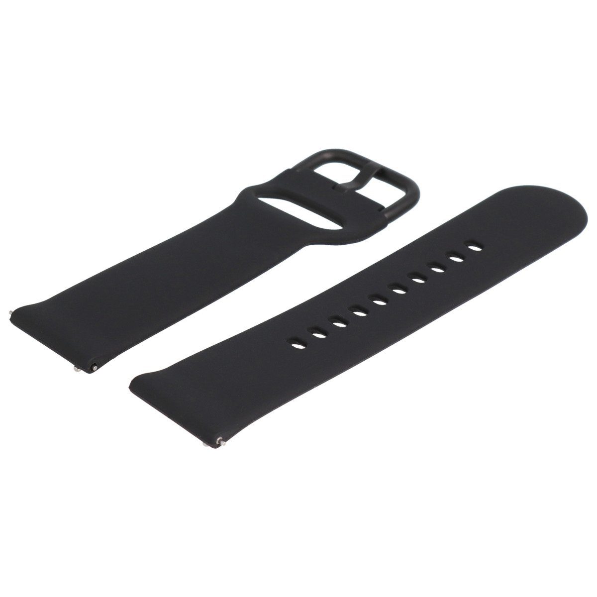 MARBURGER Uhrenarmband 22mm Silikon Fitness Smartwatch XS Extra Kurz Schwar günstig online kaufen