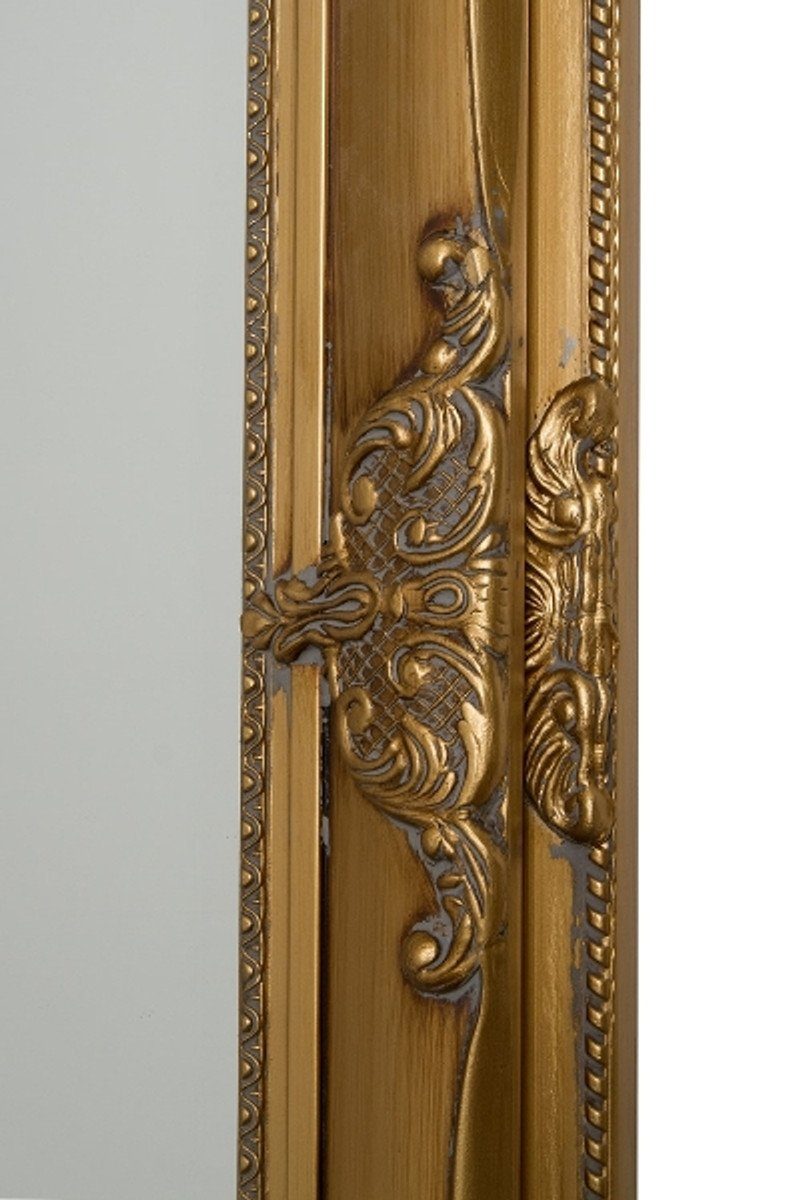 Barock Verzierungen antik H. Gold Casa 162 cm Padrino mit Handgefertigt - Spiegel wunderschönen Barockspiegel