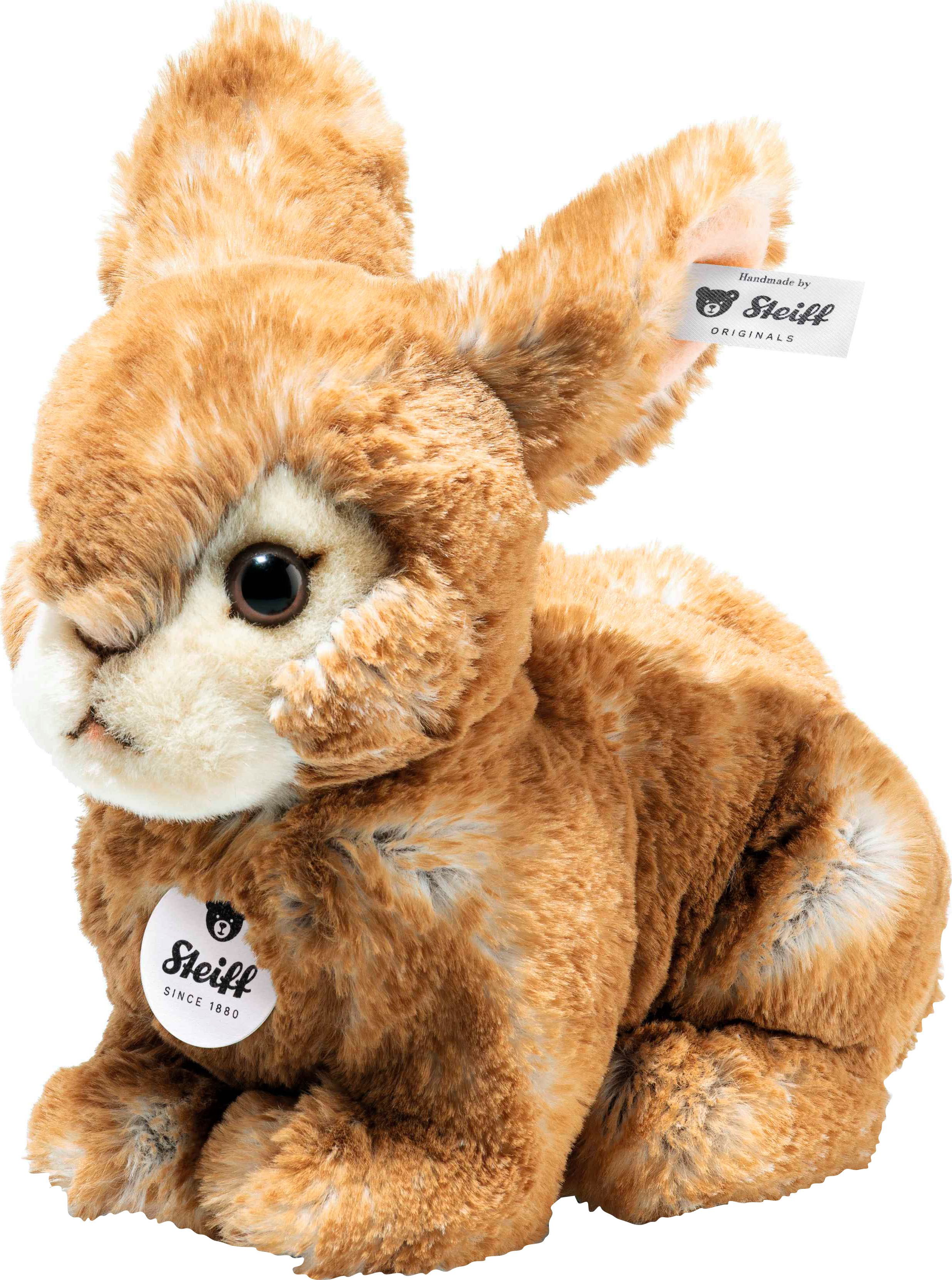 Steiff Kuscheltier Melly Hase, 20 cm, aus recycelten PET Flaschen