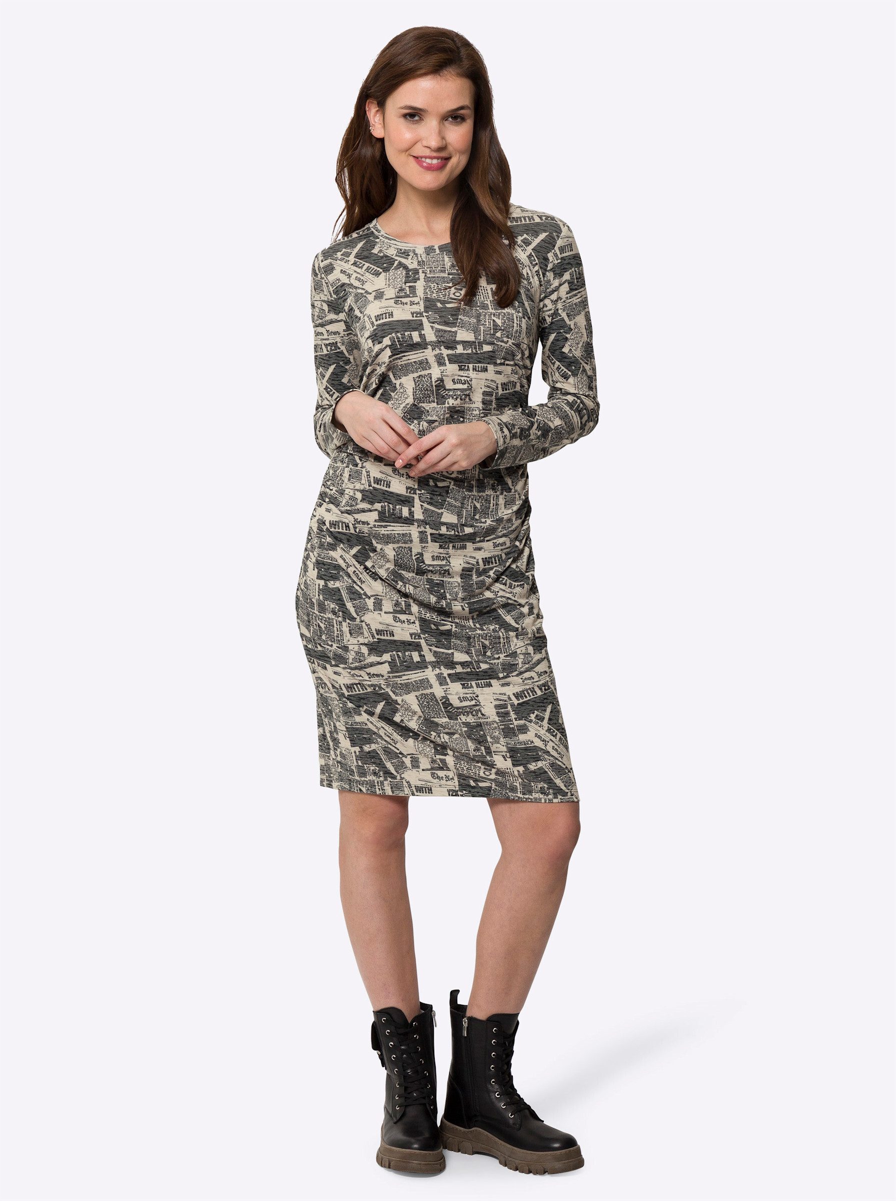 Etuikleid Druckkleid