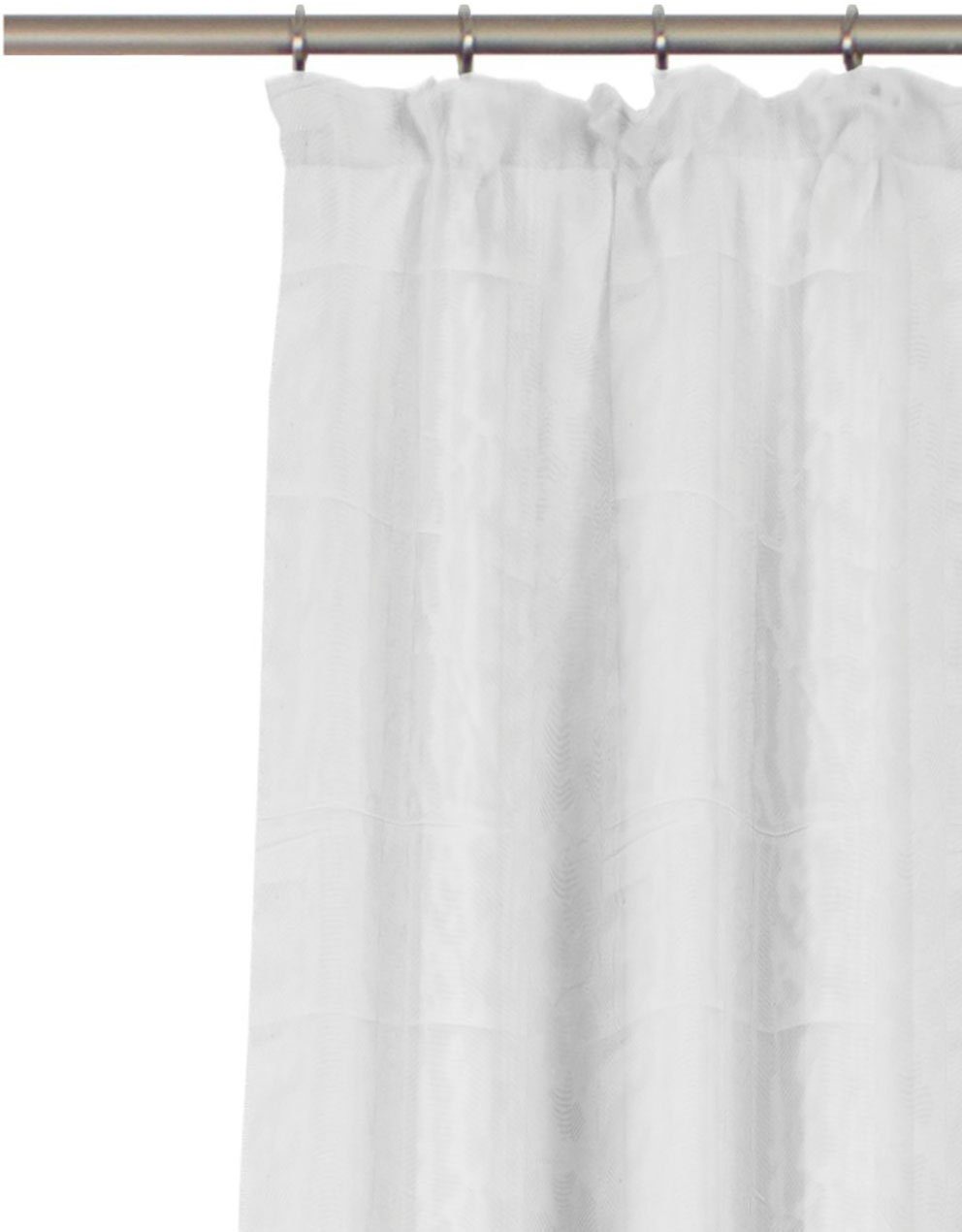 Wirth Vorhang Nicole (1 St), Faltenband, halbtransparent, Store