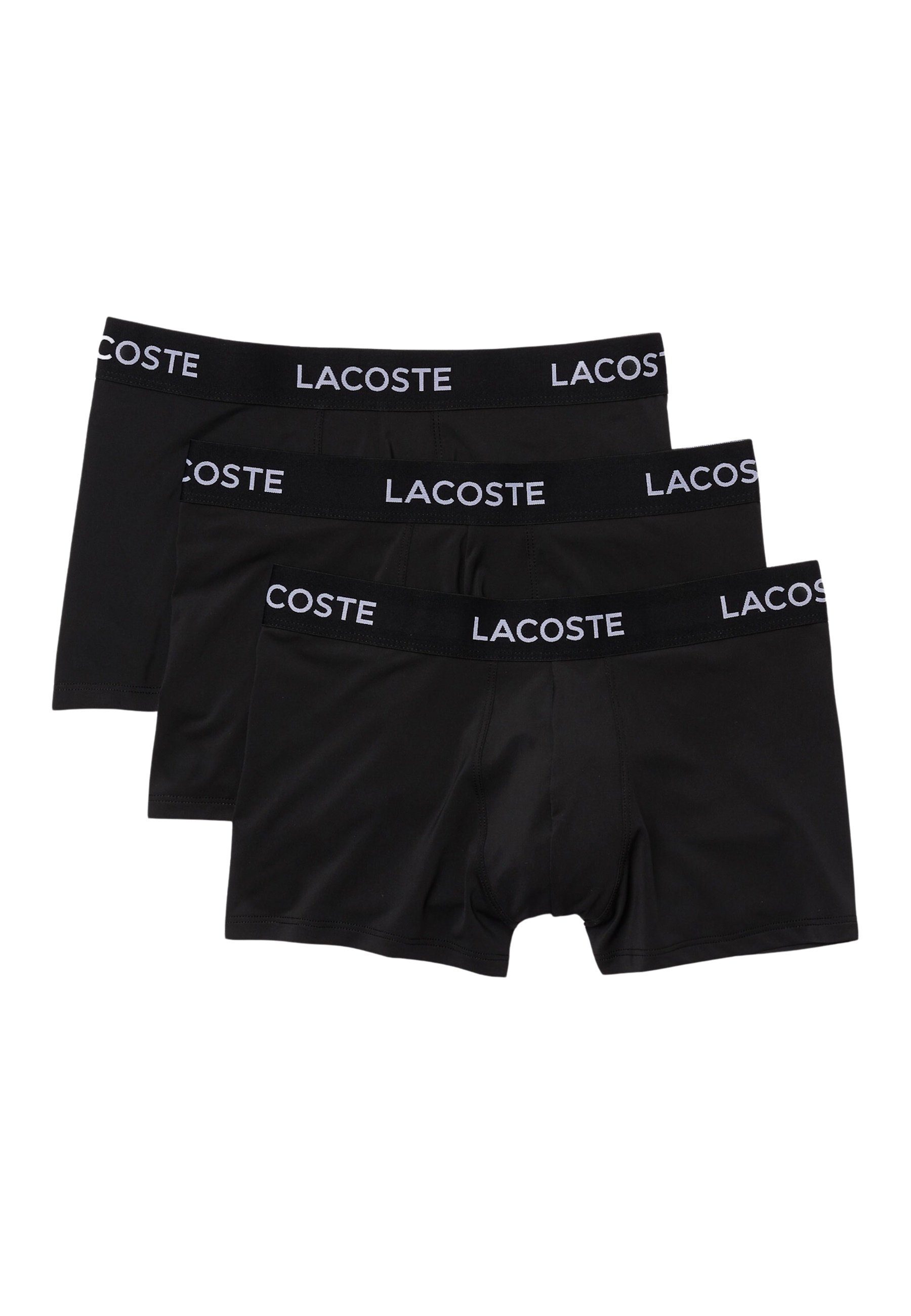 im BLACK Boxershorts Herren Lacoste aus Trunks Boxershorts Mikrofaser (031) (3-St)