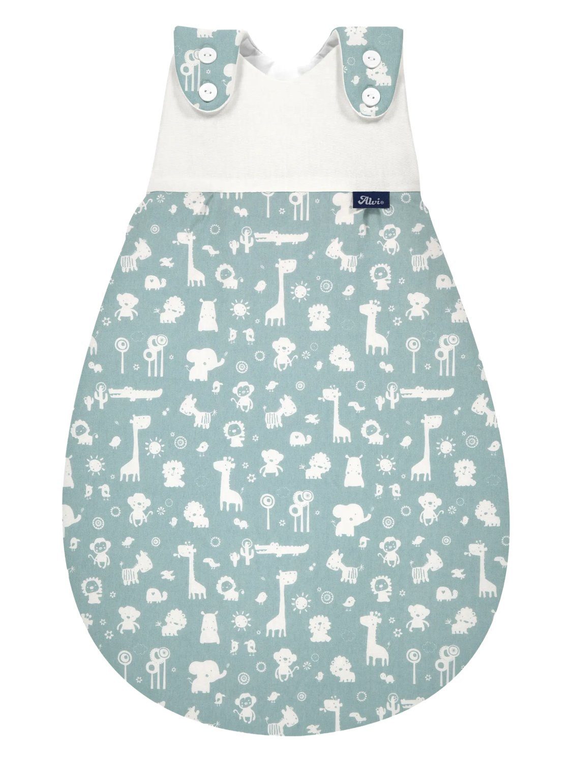 Alvi® Babyschlafsack Baby-Mäxchen Außensack Baumwolle (1 tlg., Baby-Mäxchen Außensack Baumwolle), TOG Wert: 2.5