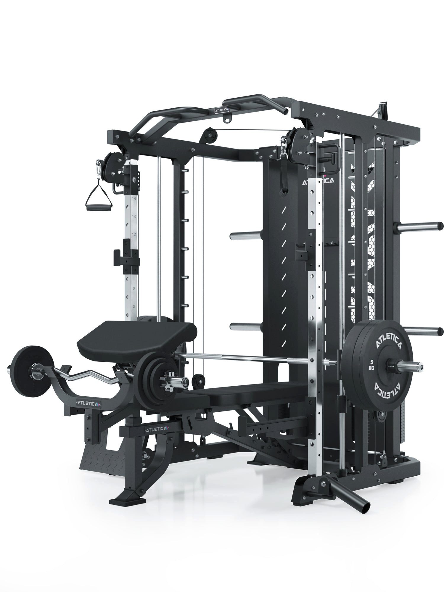 ATLETICA Kraftstation SWAT Multipresse, Performance Version, 2 x 75 kg Gewichte