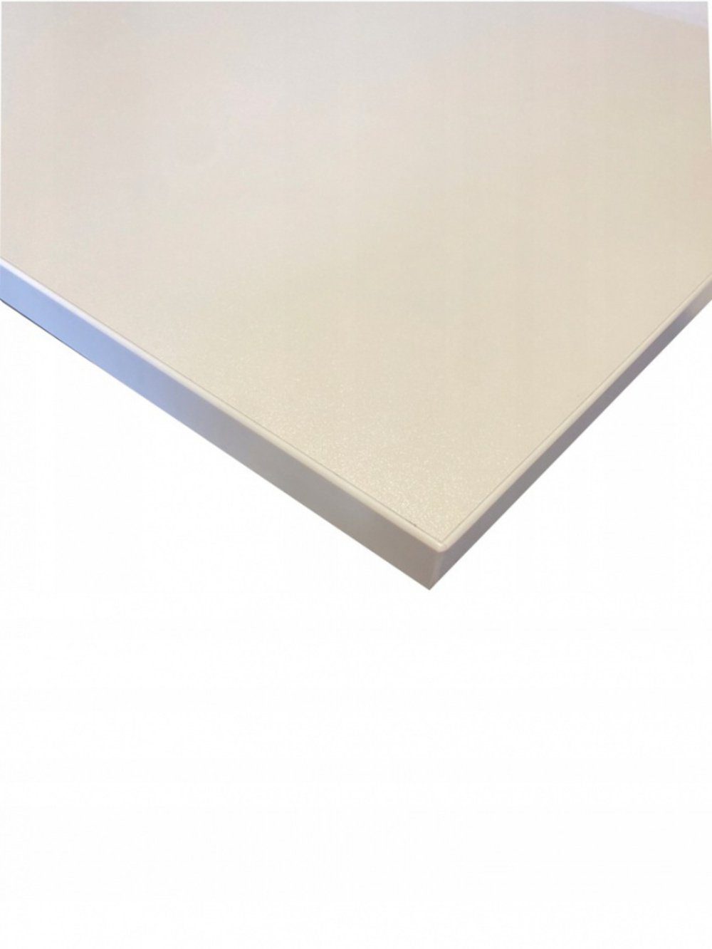 AKKE Tischplatte, Tischplatte 18mm Vanille Kantenumleimung:2mm-PVC