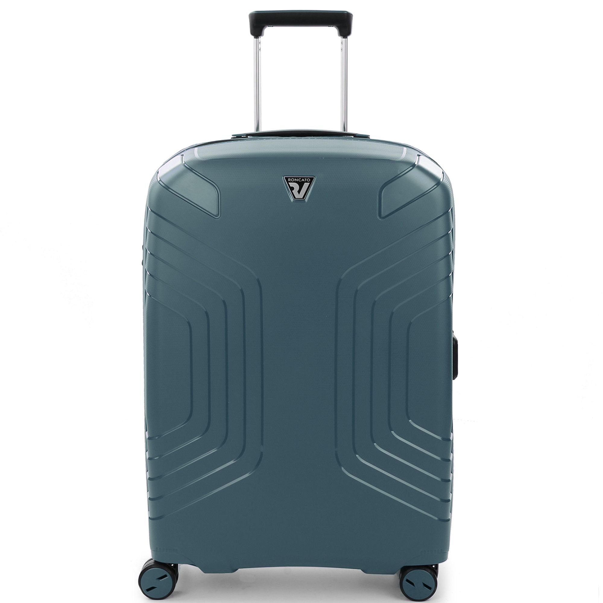 RONCATO Hartschalen-Trolley Polypropylen Rollen, verde bottiglia 4 Ypsilon