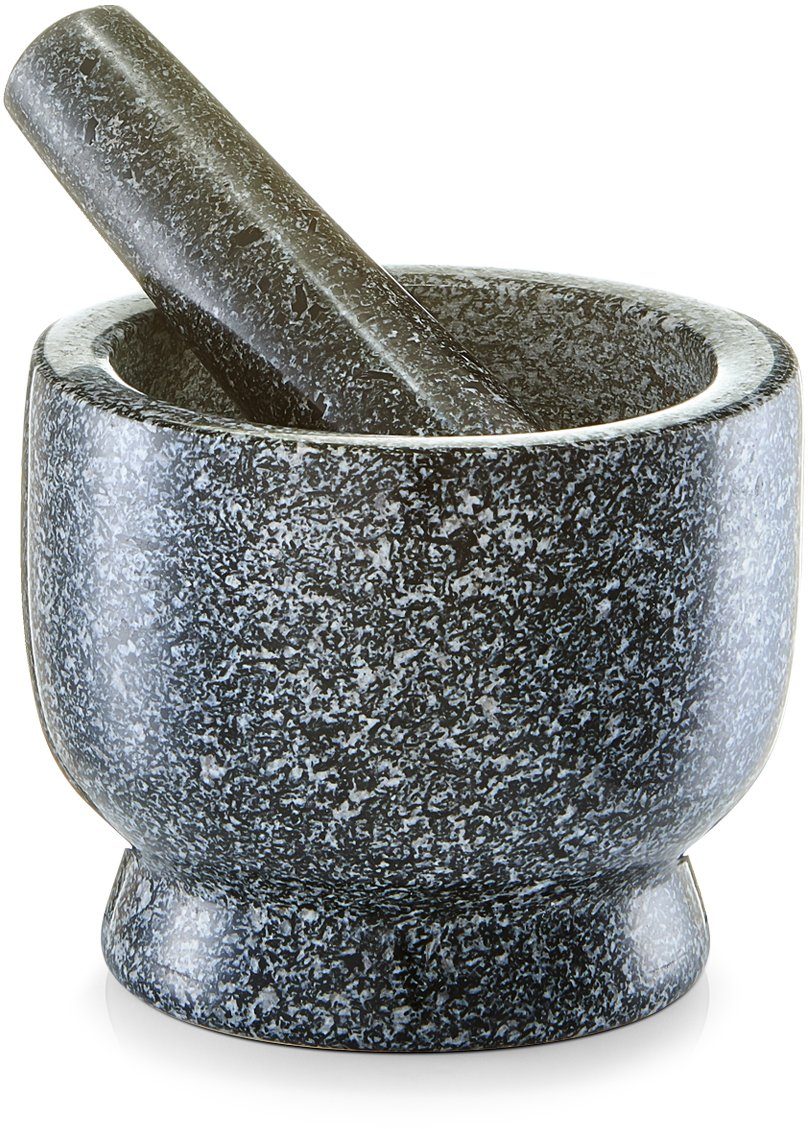 Zeller Present Mörser, (Set, 2-tlg), Granit