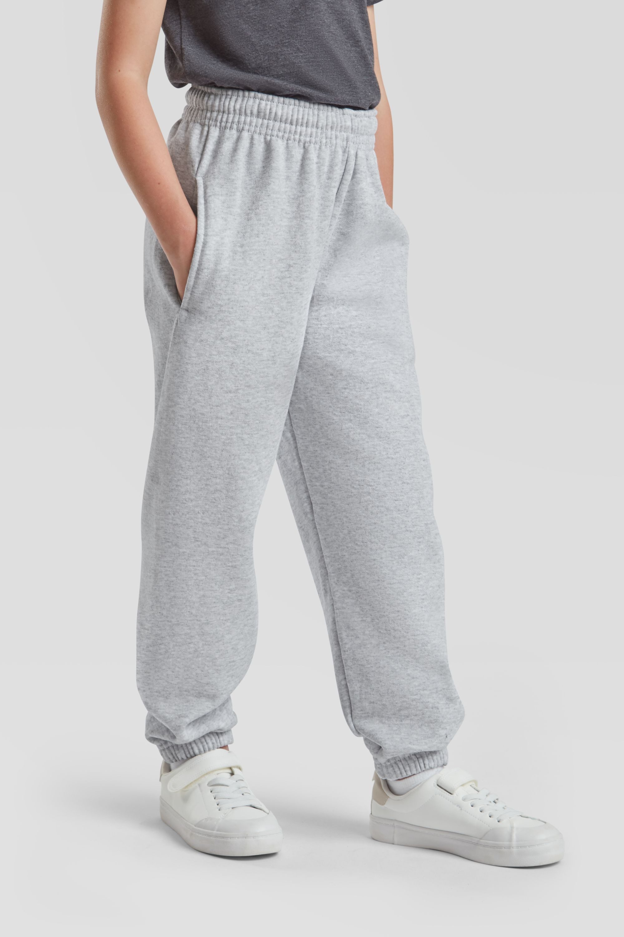 Fruit of the Loom Homewearhose Classic Elasticated Cuff Jog Pants Kids – Bild 4 von 5